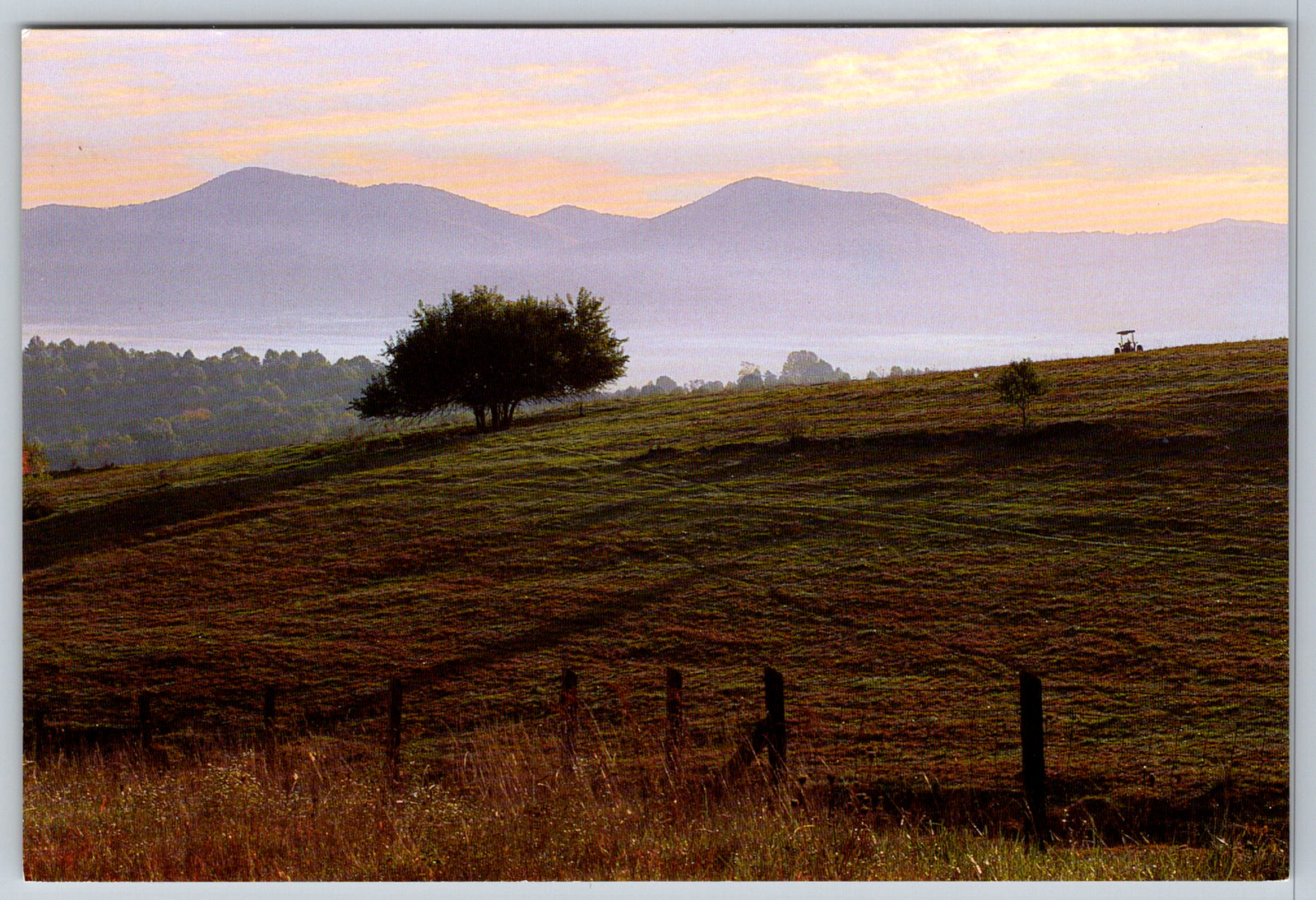 c1990s Morning Light Rockbridge County Virginia Falling Spring Studio Postcard