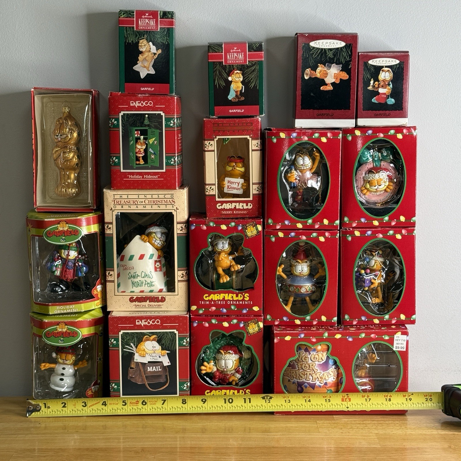 Lot 18 Vtg Garfield Christmas Ornament Lot Enesco Hallmark Trim-a-Tree Mug Read Lot 18 Vtg Garfield Christmas Ornament Lot Enesco Hallmark Trim-a-Tree Mug Read