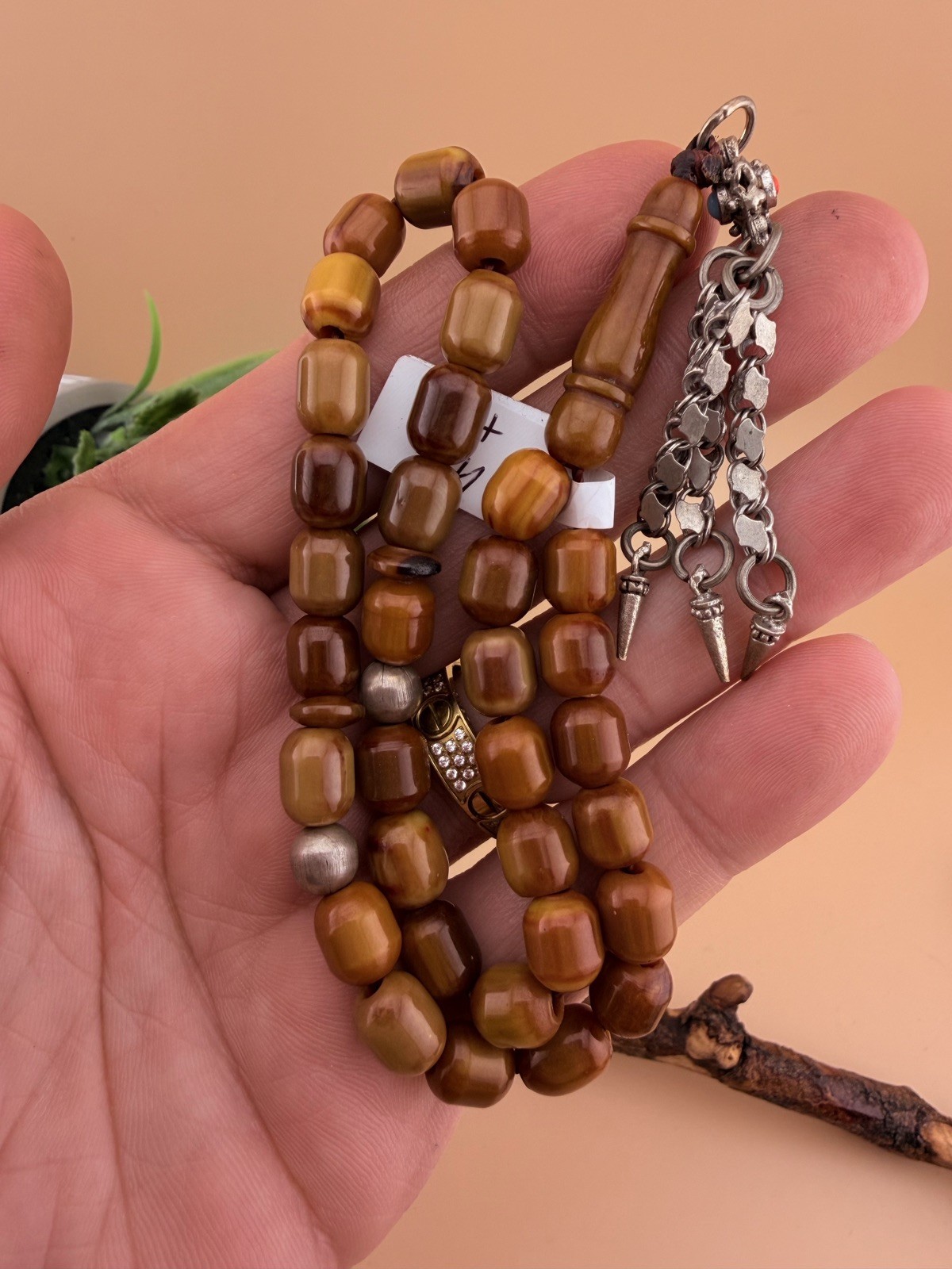 Antique German Bekalite Misky 33-bead Rosary Tesbihمسباح مسبحة مسكي الماني أنتيك Antique German Bekalite Misky 33-bead Rosary Tesbihمسباح مسبحة مسكي الماني أنتيك