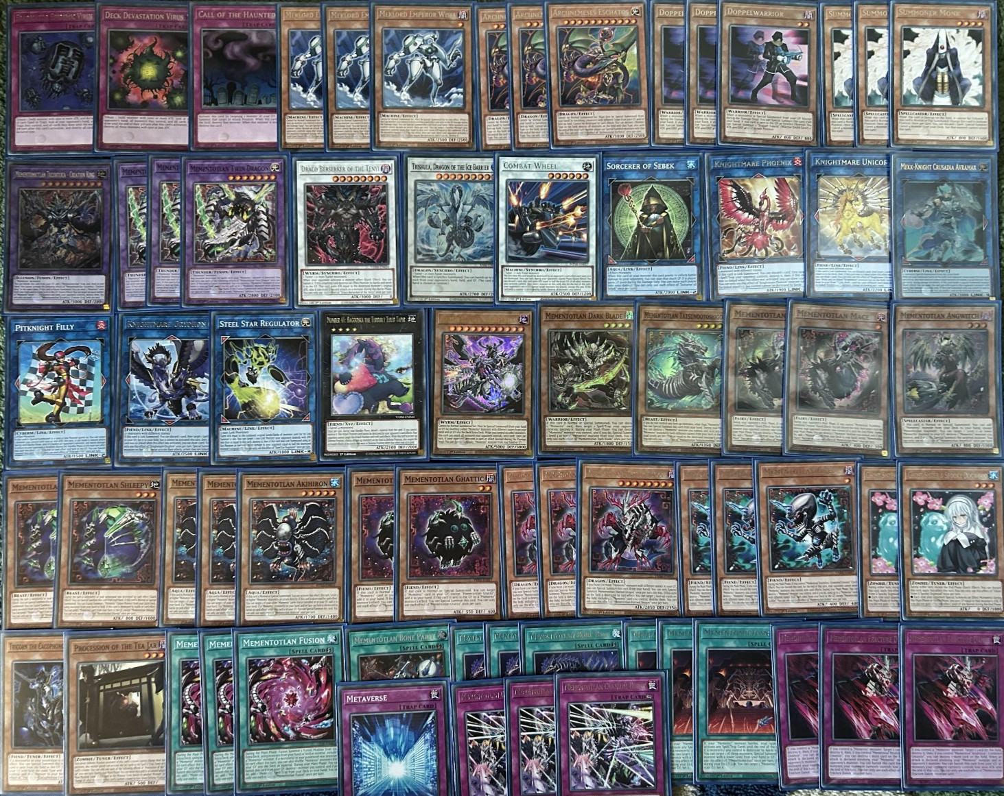 YuGiOh 70 Card Mementoal Tecuhtlica - Combined Creation Mementotlan Deck w/Extra YuGiOh 70 Card Mementoal Tecuhtlica - Combined Creation Mementotlan Deck w/Extra