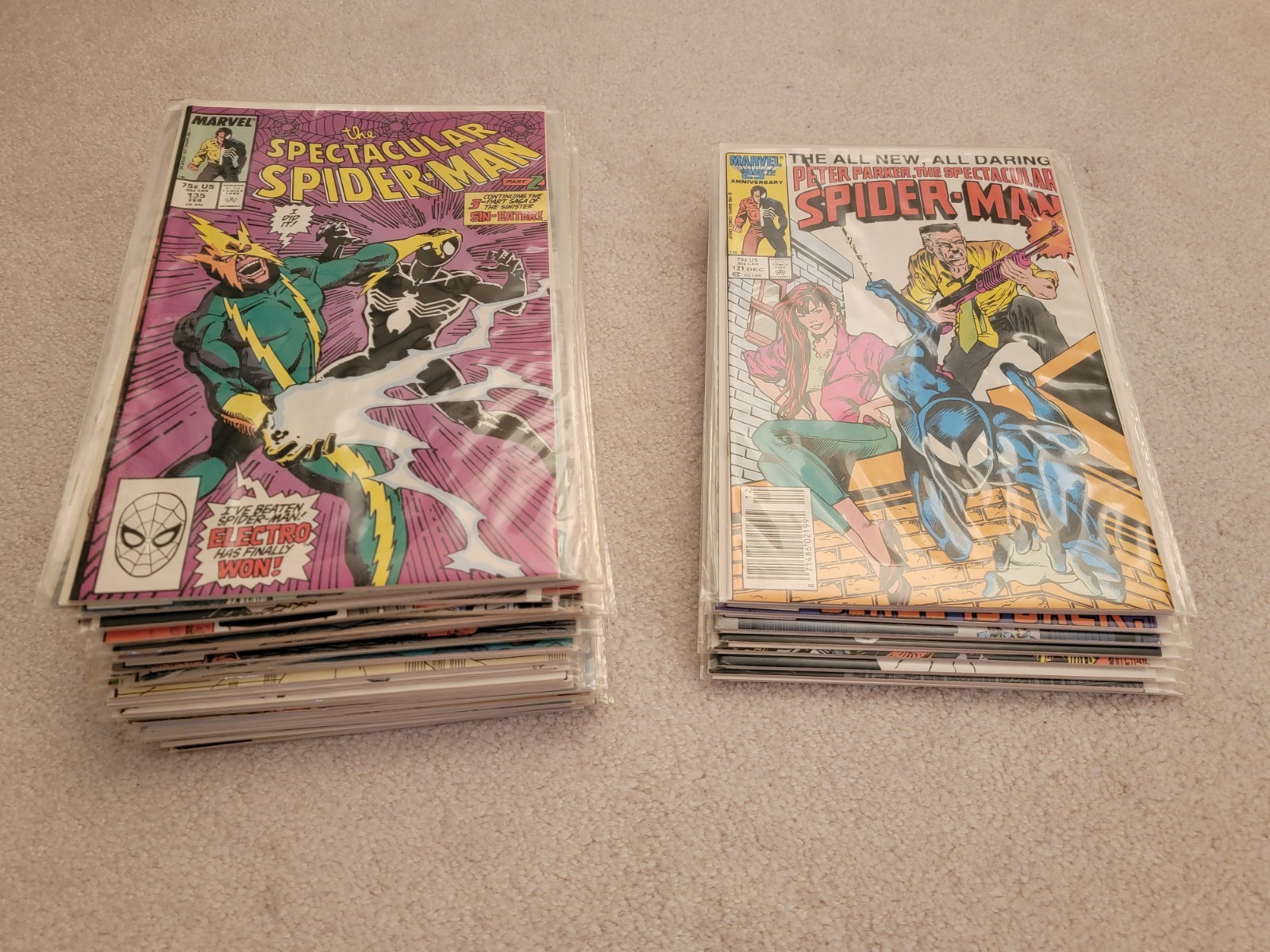 Lot of (38) Spectacular Spider-Man & Peter Parker Comic Books VF/NM - Marvel Lot of (38) Spectacular Spider-Man & Peter Parker Comic Books VF/NM - Marvel