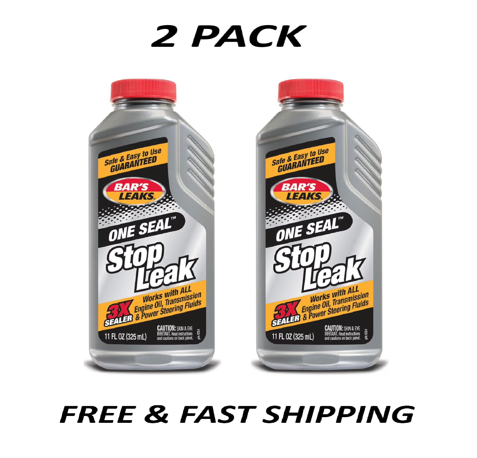 (2 pack) Bar's Leaks 1334 One Seal Stop Leak Automotive Additive, 11 oz. (2 pack) Bar's Leaks 1334 One Seal Stop Leak Automotive Additive, 11 oz.