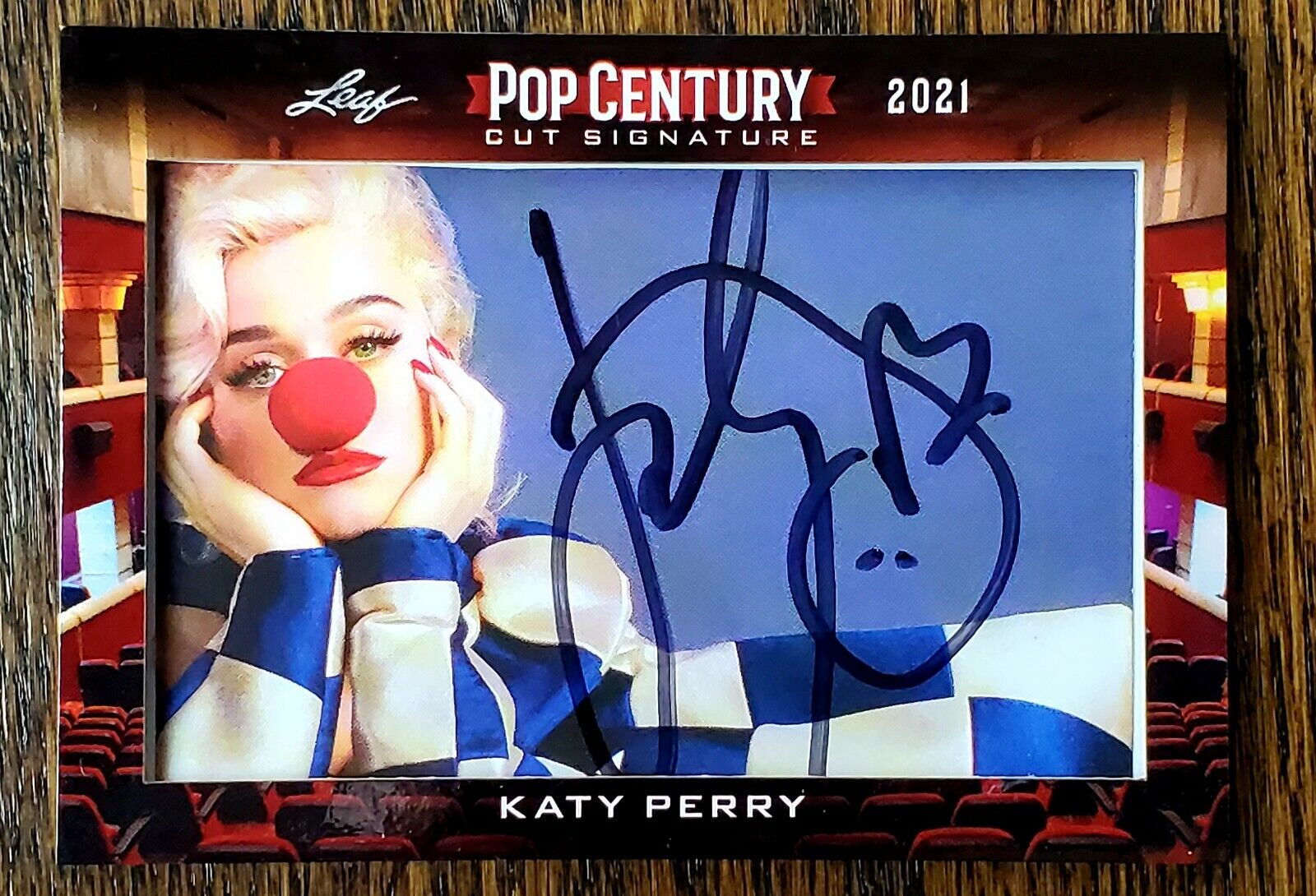 Katy Perry 2021 Leaf Pop Century Cut Signature Autograph Signed PCC-KP1 Mint
