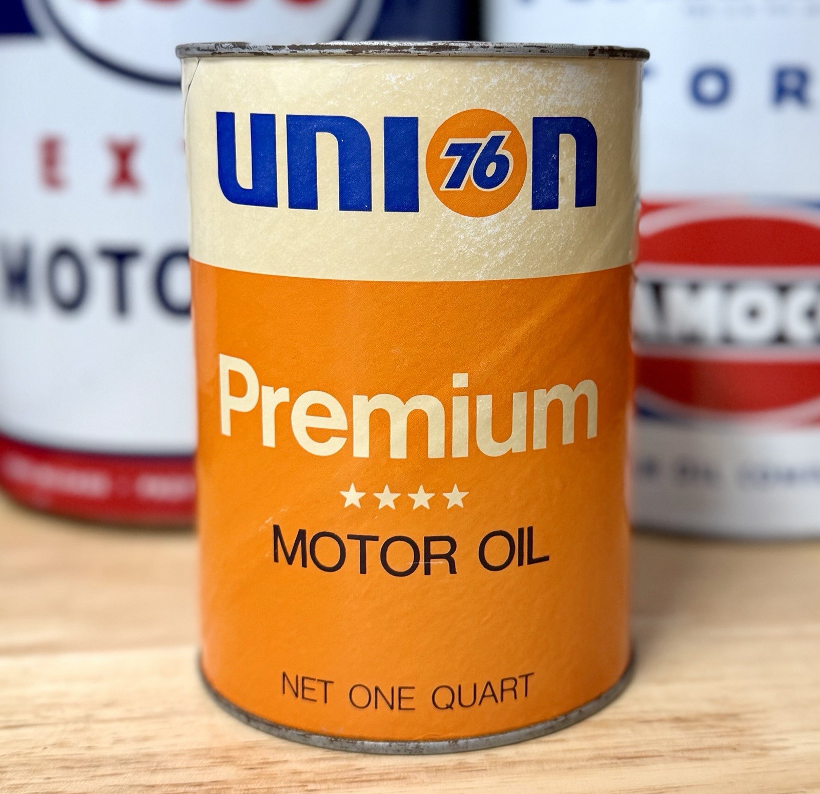 Vintage NOS Union 76 Premium Motor Oil Can Quart FULL Vintage NOS Union 76 Premium Motor Oil Can Quart FULL