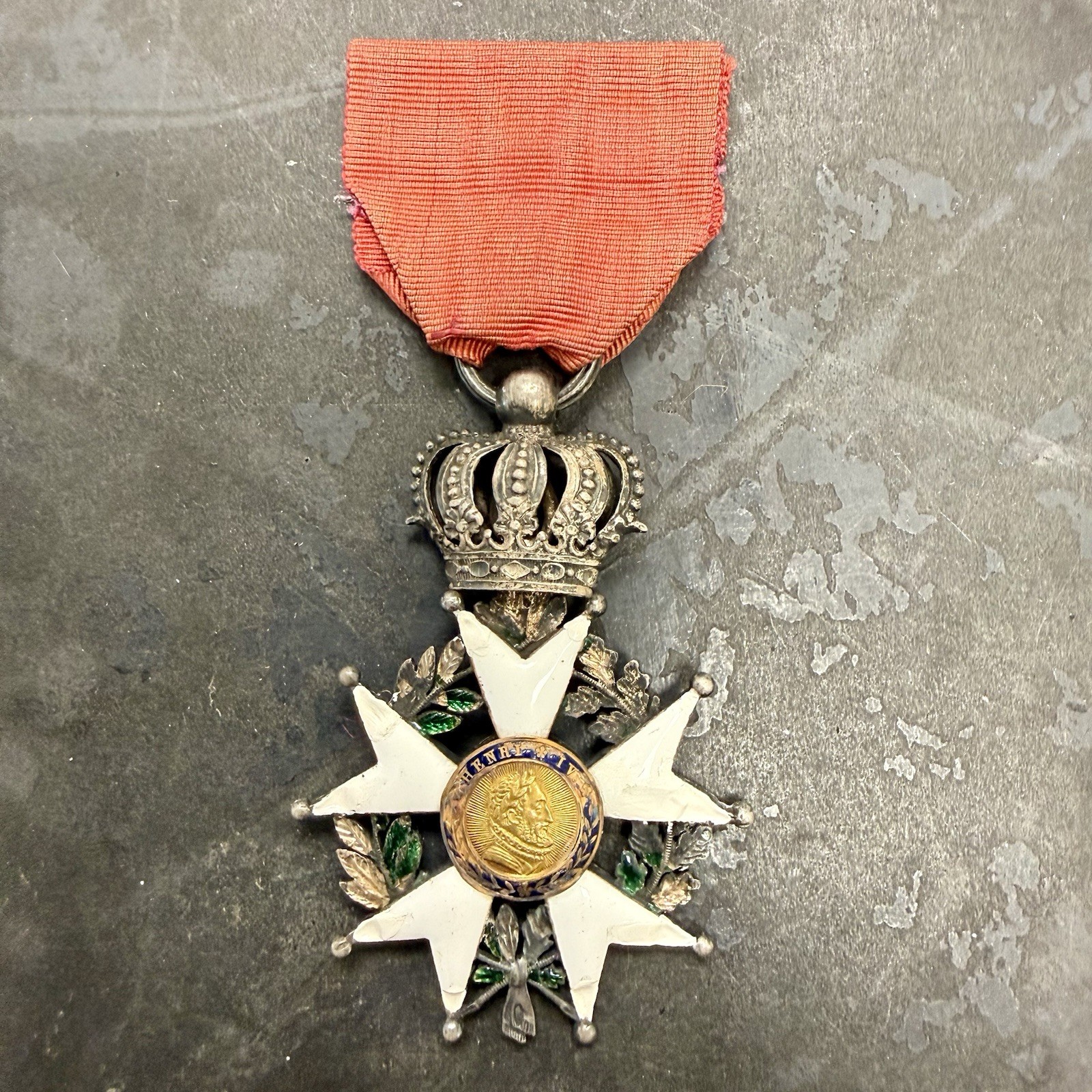 Original French July Monarchy Legion Of Honor Medal 1830-1848 Sterling & Gold Original French July Monarchy Legion Of Honor Medal 1830-1848 Sterling & Gold