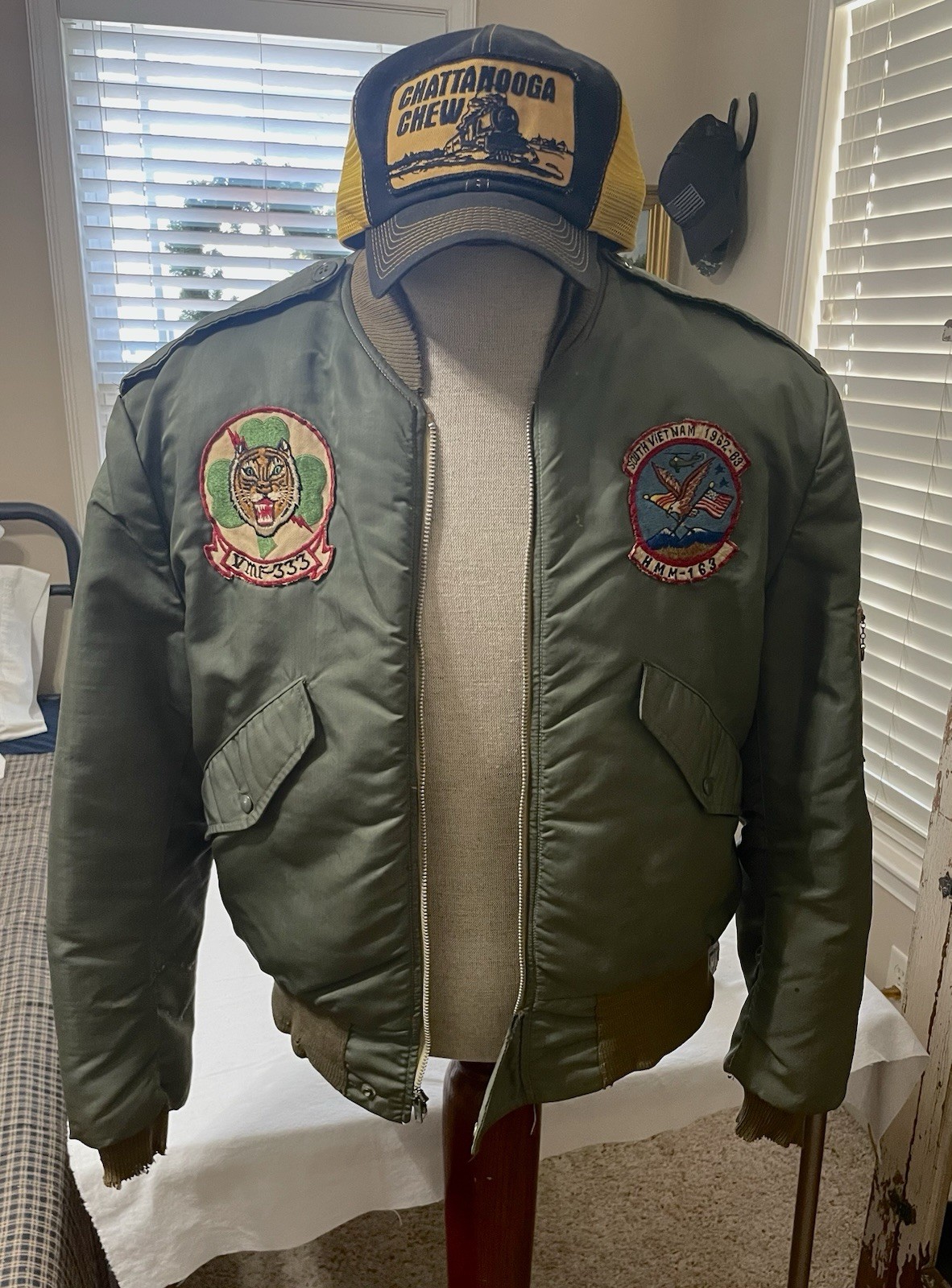 Vintage L2 Bomber Jacket Viet Nam Flight Jacket Marine Corps Navy Vintage L2 Bomber Jacket Viet Nam Flight Jacket Marine Corps Navy