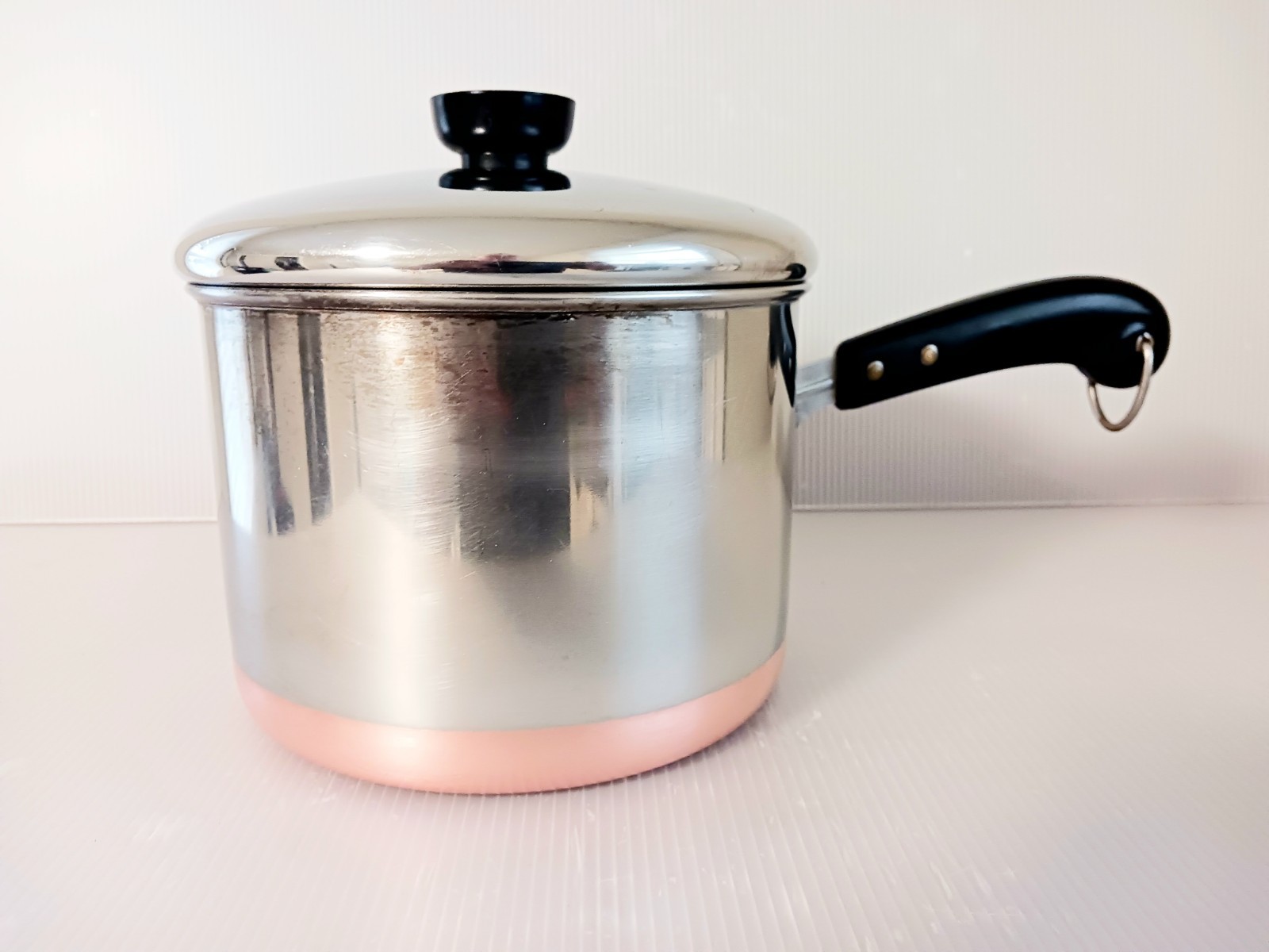 Vintage Revere Ware 3QT Sauce Pot Pre 1968 with Lid Vintage Revere Ware 3QT Sauce Pot Pre 1968 with Lid