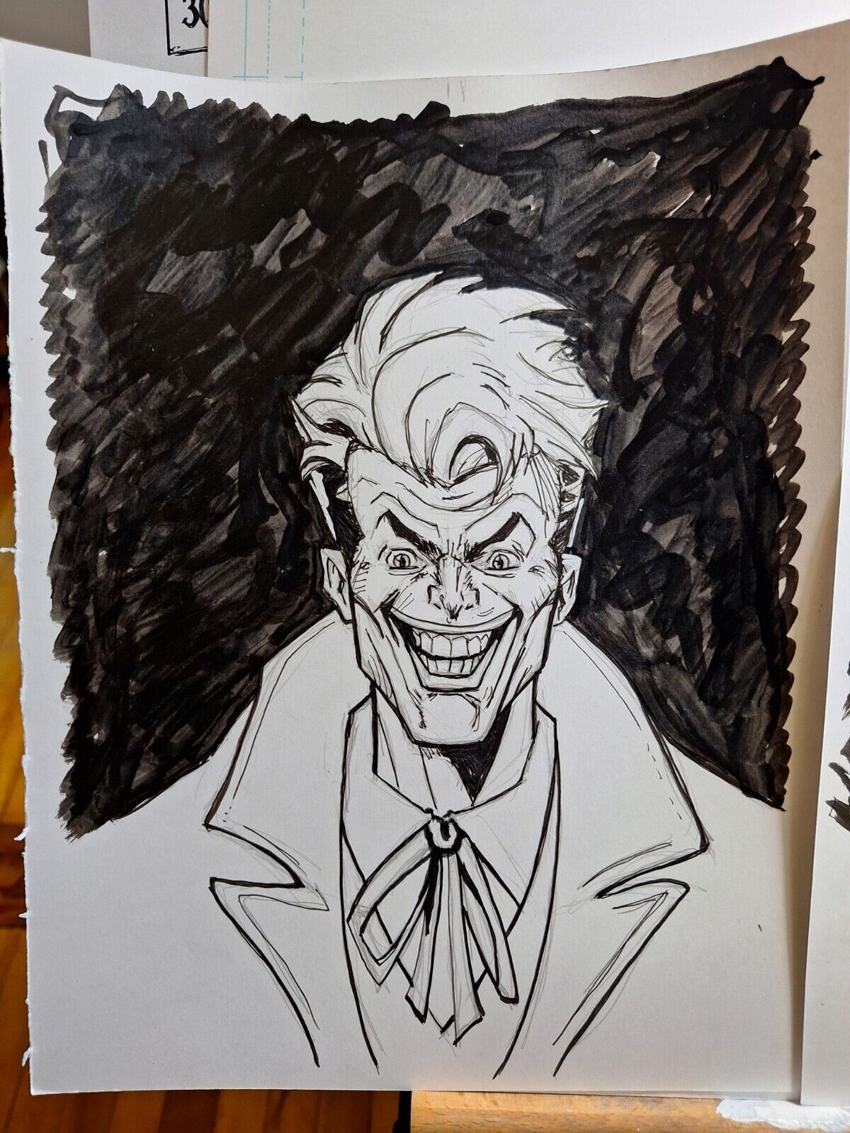 Joker Comicart 8x11 By Artist Michael Fulcher