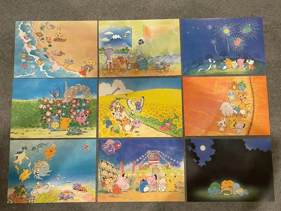 Pokemon Vintage Postcard Lawson 1998 Keiko Fukuyama Collection set of 9 HTG Pokemon Vintage Postcard Lawson 1998 Keiko Fukuyama Collection set of 9 HTG