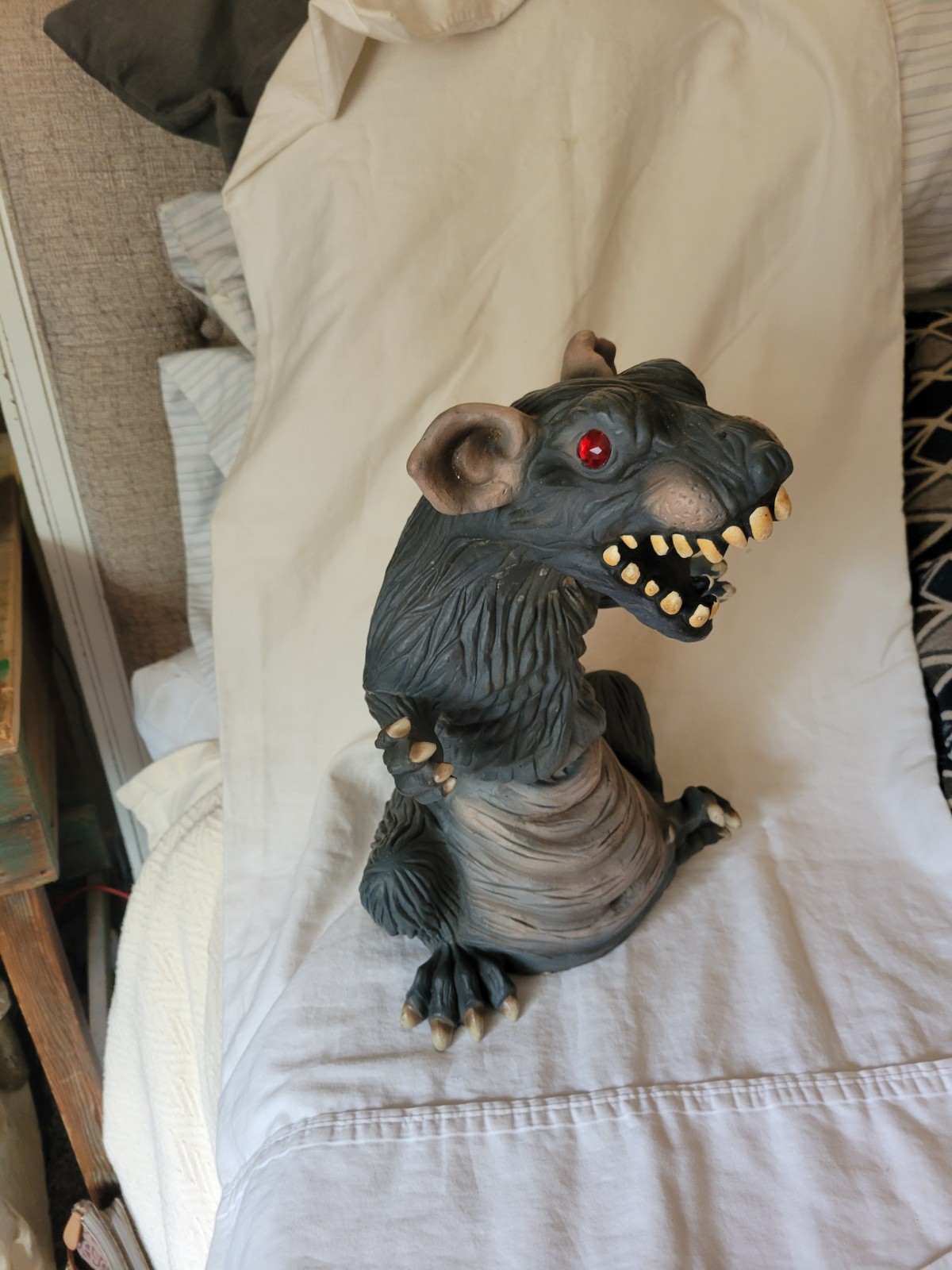 Vntg 14" Halloween Rubber Rat Prop Foam Stuffed Seasons Vntg 14" Halloween Rubber Rat Prop Foam Stuffed Seasons