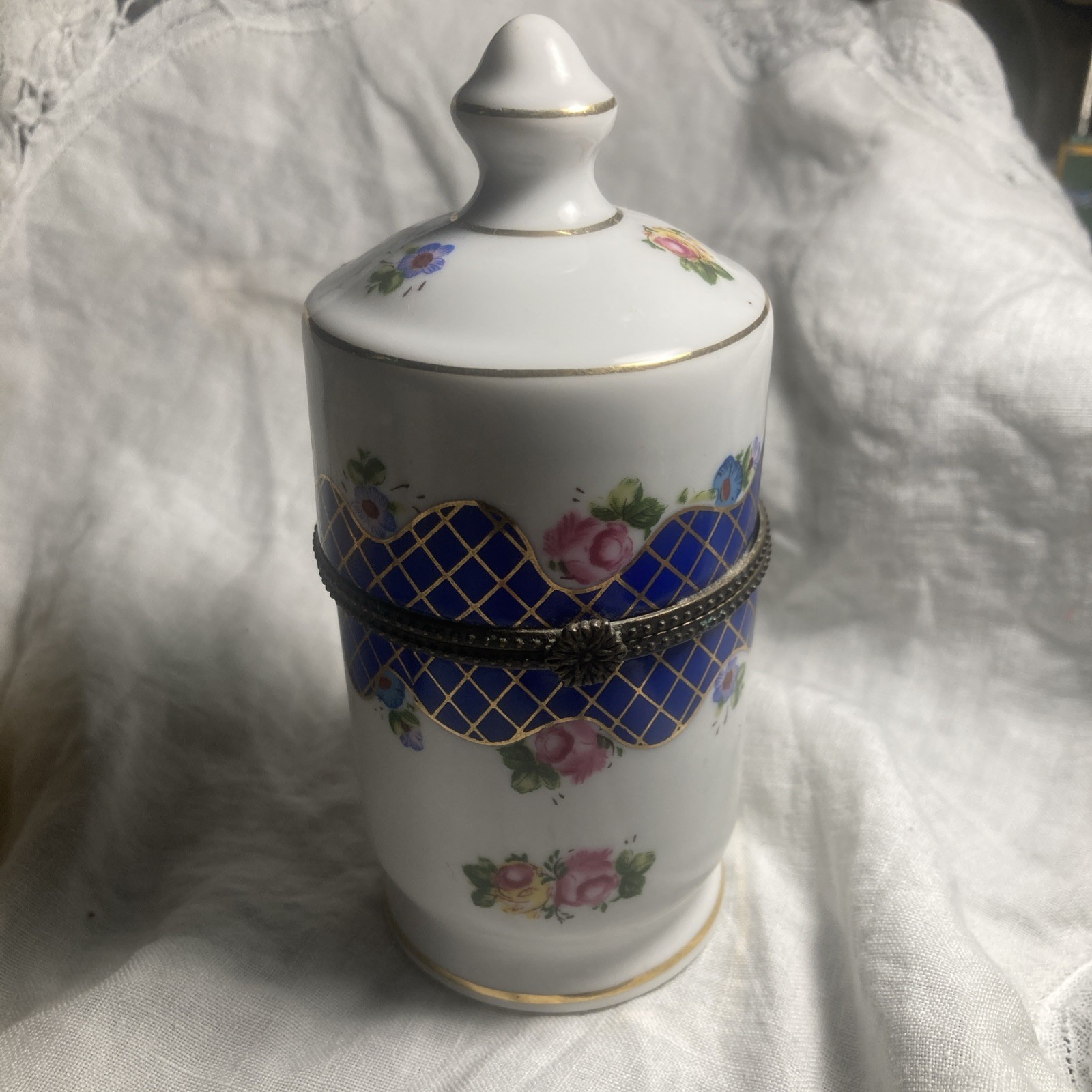 Limoges France Antique Trinket Dish Hand Painted