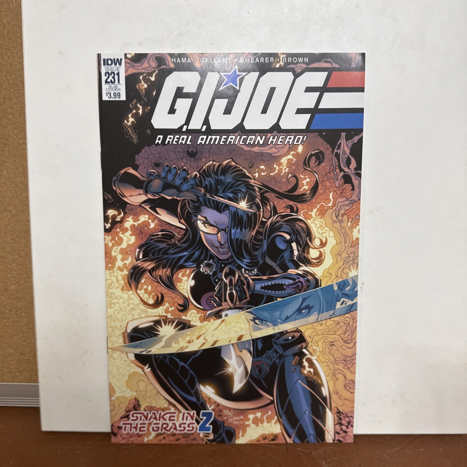 gi joe a real american hero 231 Sub Cover Rare 