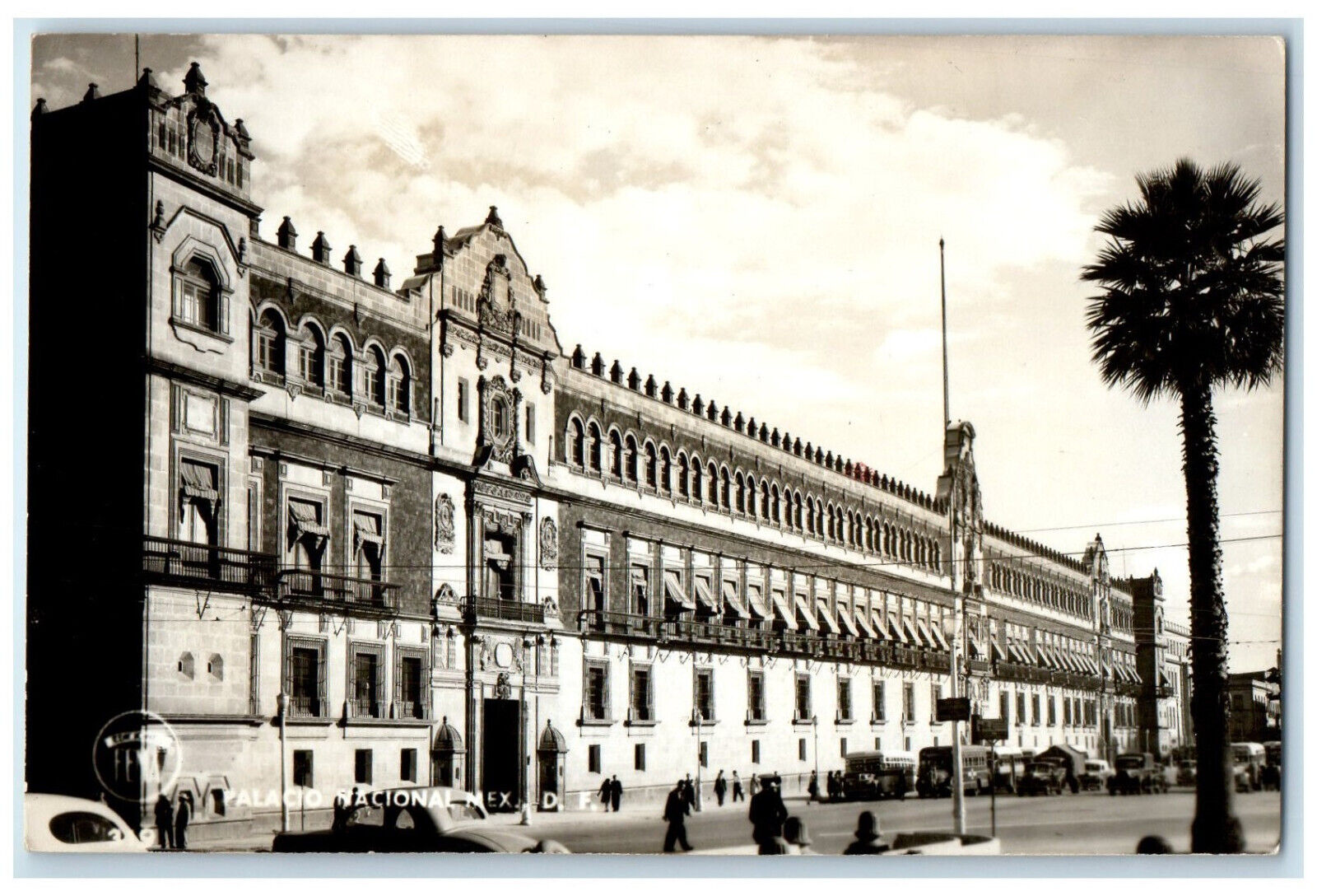 c1960's National Palace Mexico City Mexico Vintage RPPC Photo Postcard
