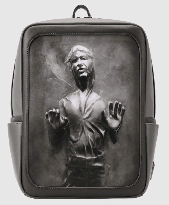 New Disney Loungefly Star Wars Return Of The Jedi Han Solo Carbonite Backpack 