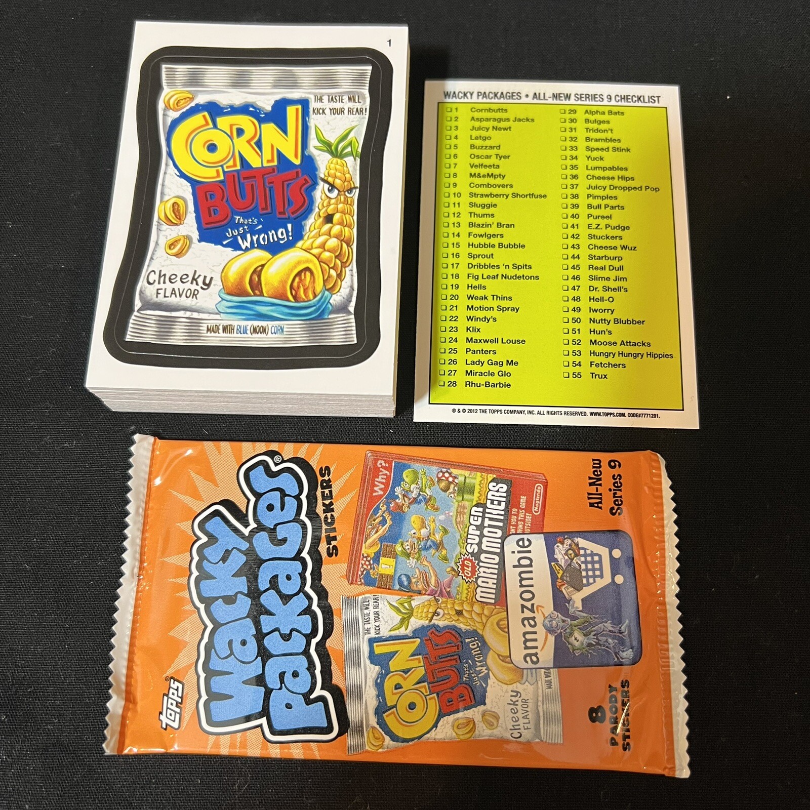 2012 WACKY PACKAGES ANS9 ALL NEW SERIES 9 COMPLETE 55 CARD SET + WRAPPER 2012 WACKY PACKAGES ANS9 ALL NEW SERIES 9 COMPLETE 55 CARD SET + WRAPPER