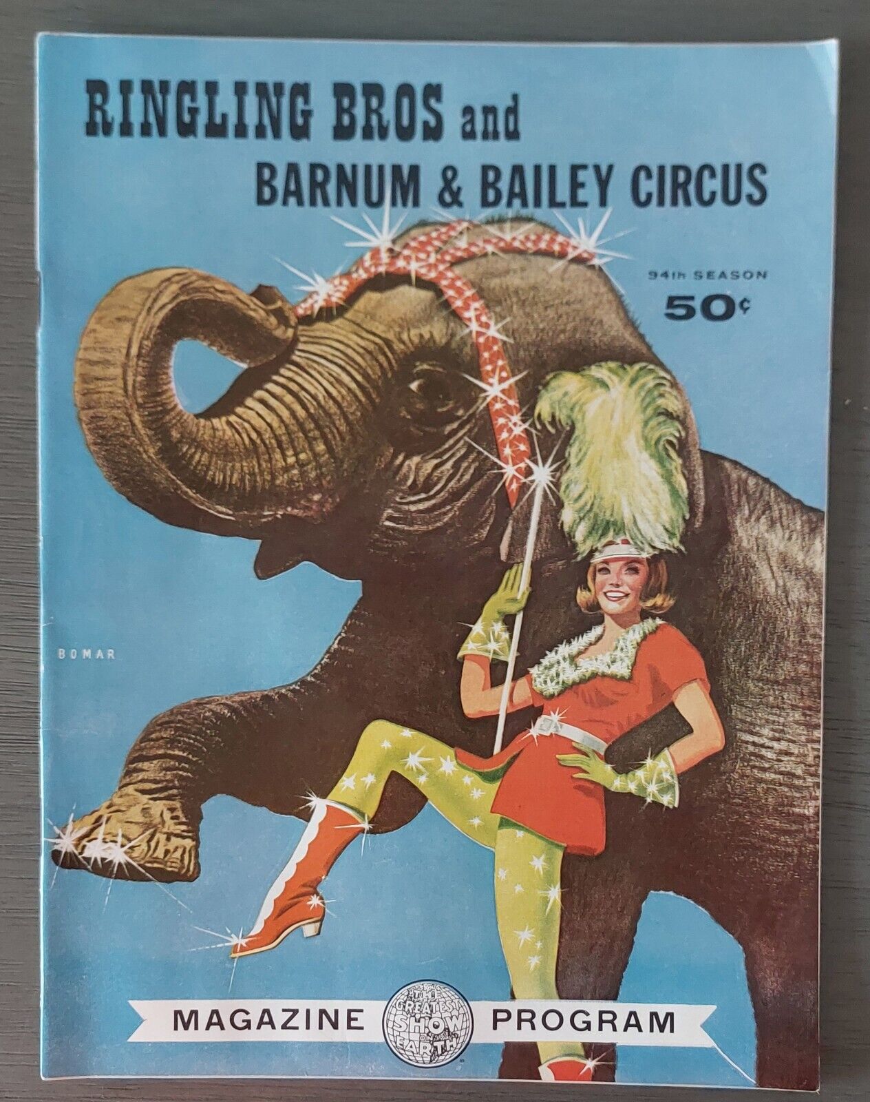 Vintage 1964 Ringling Bros and Barnum & Bailey Circus Souvenir Magazine Program 