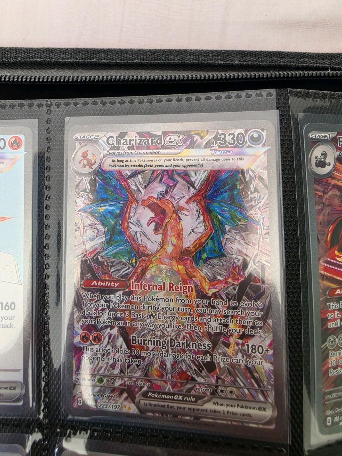 Pokémon TCG Obsidian Flames Complete Master Set with Binder Pokémon TCG Obsidian Flames Complete Master Set with Binder