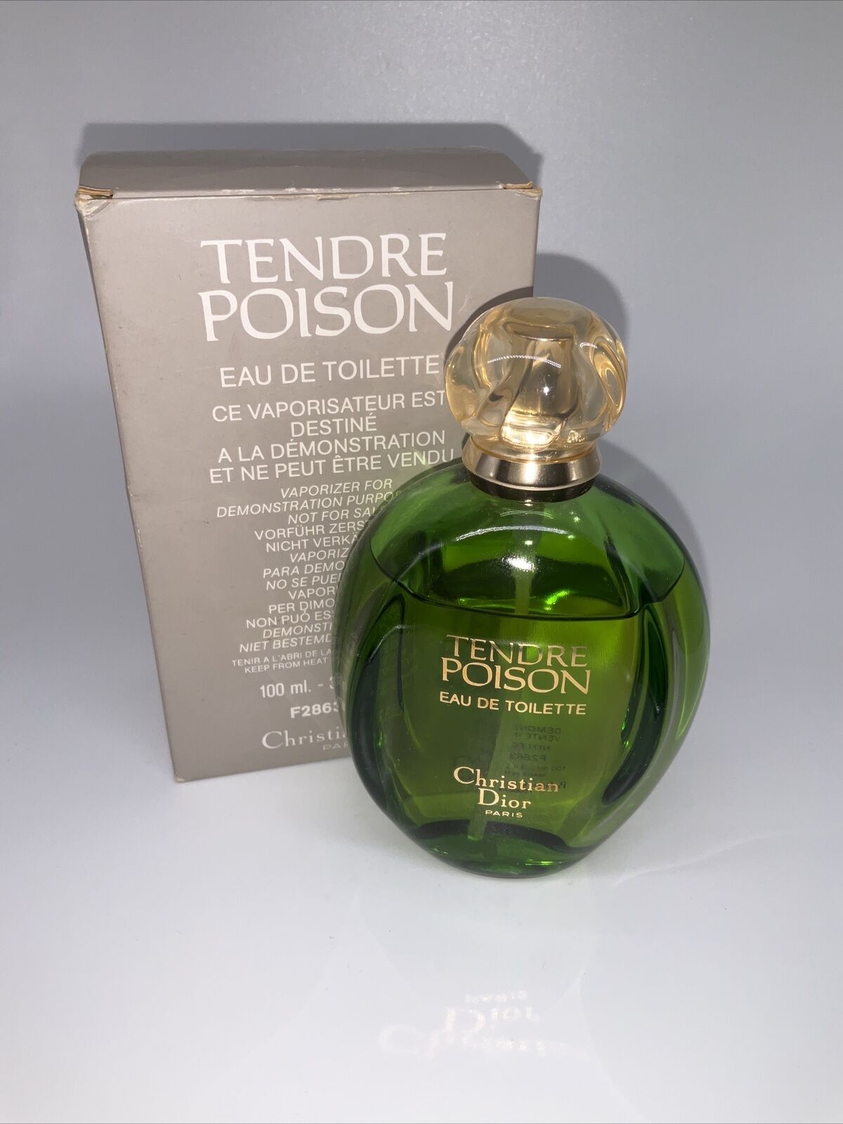 Vintage Rare Christian Dior Tendre Poison 100 ml 3.4 fl oz EDT Tester