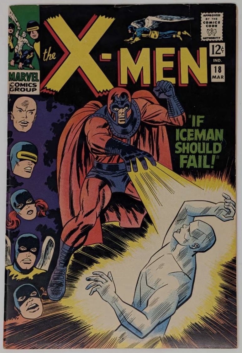 The X-Men #18 If Iceman Should Fail Vintage Marvel Comics Group March 1966 The X-Men #18 If Iceman Should Fail Vintage Marvel Comics Group March 1966