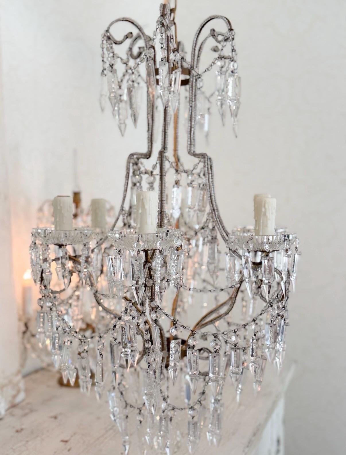 Absolutely Gorgeous French Crystal Chandelier Absolutely Gorgeous French Crystal Chandelier