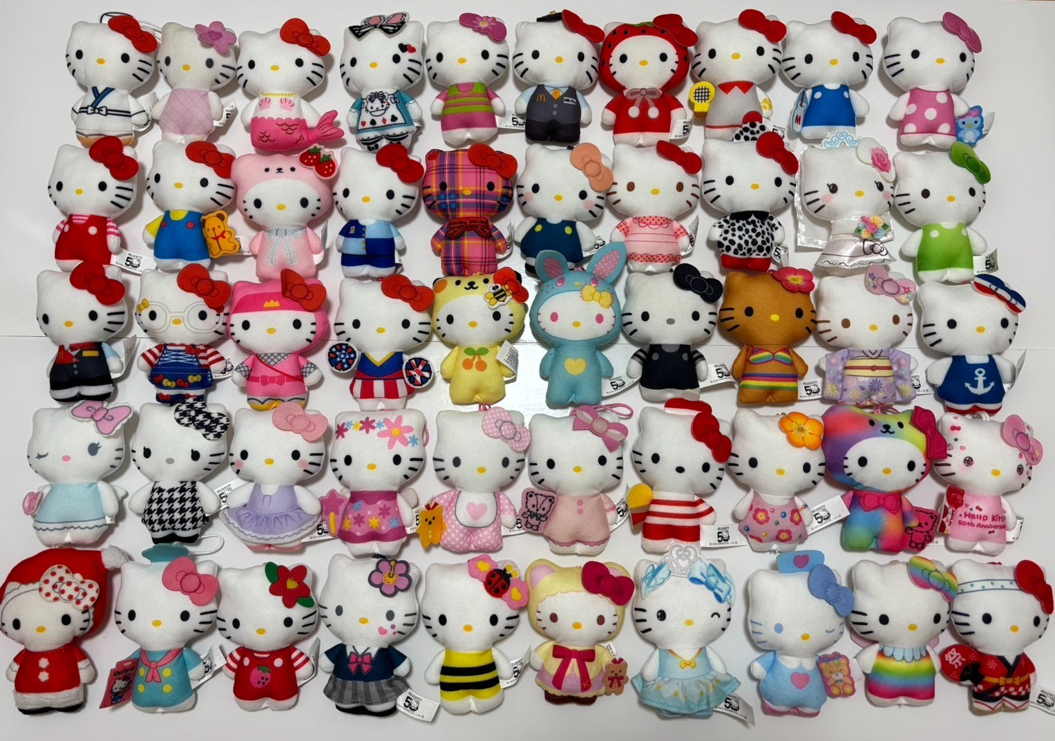 McDonald's Hello Kitty 50th Anniversary Happy Set Complete-50-set McDonald's Hello Kitty 50th Anniversary Happy Set Complete-50-set