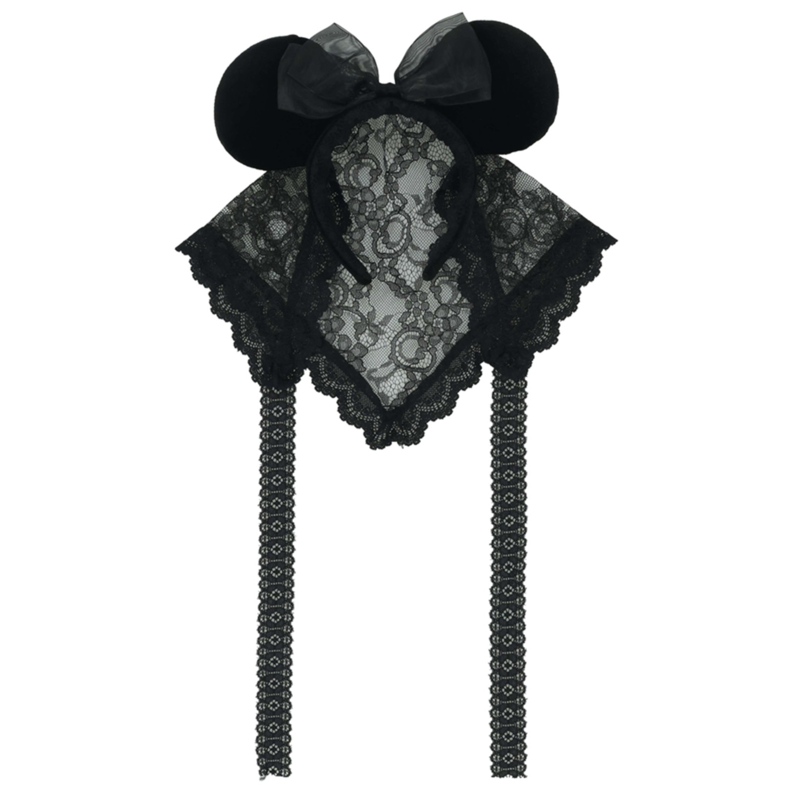 Tokyo Disney Resort Halloween 2026 Minnie Ears Lace Veil Headband Black Japan Tokyo Disney Resort Halloween 2026 Minnie Ears Lace Veil Headband Black Japan