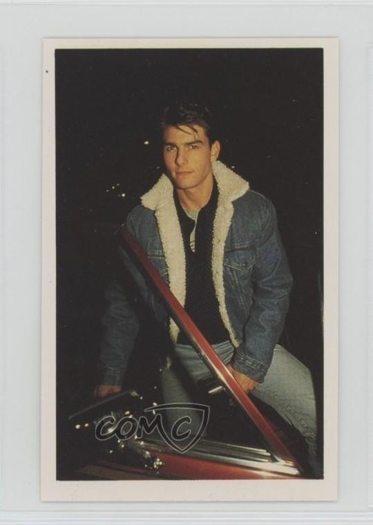 1987 Diphold Limited Fanz Album Stickers Tom Cruise #45 af0