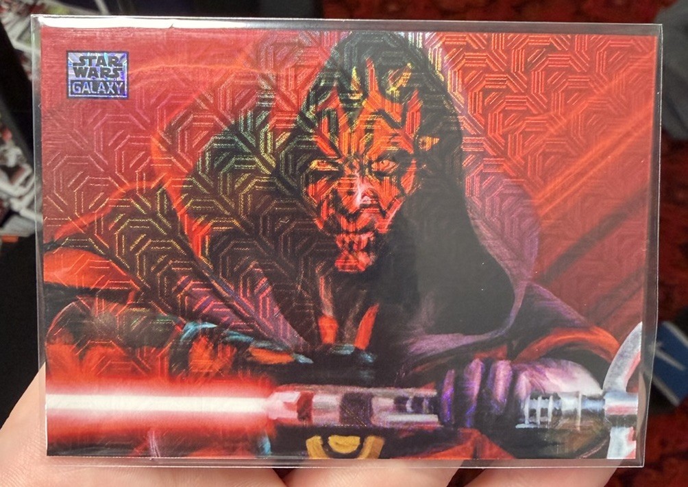 2026 Topps Star Wars Galaxy Darth Maul Insert Peace Is A Lie Card #27 /50 2026 Topps Star Wars Galaxy Darth Maul Insert Peace Is A Lie Card #27 /50