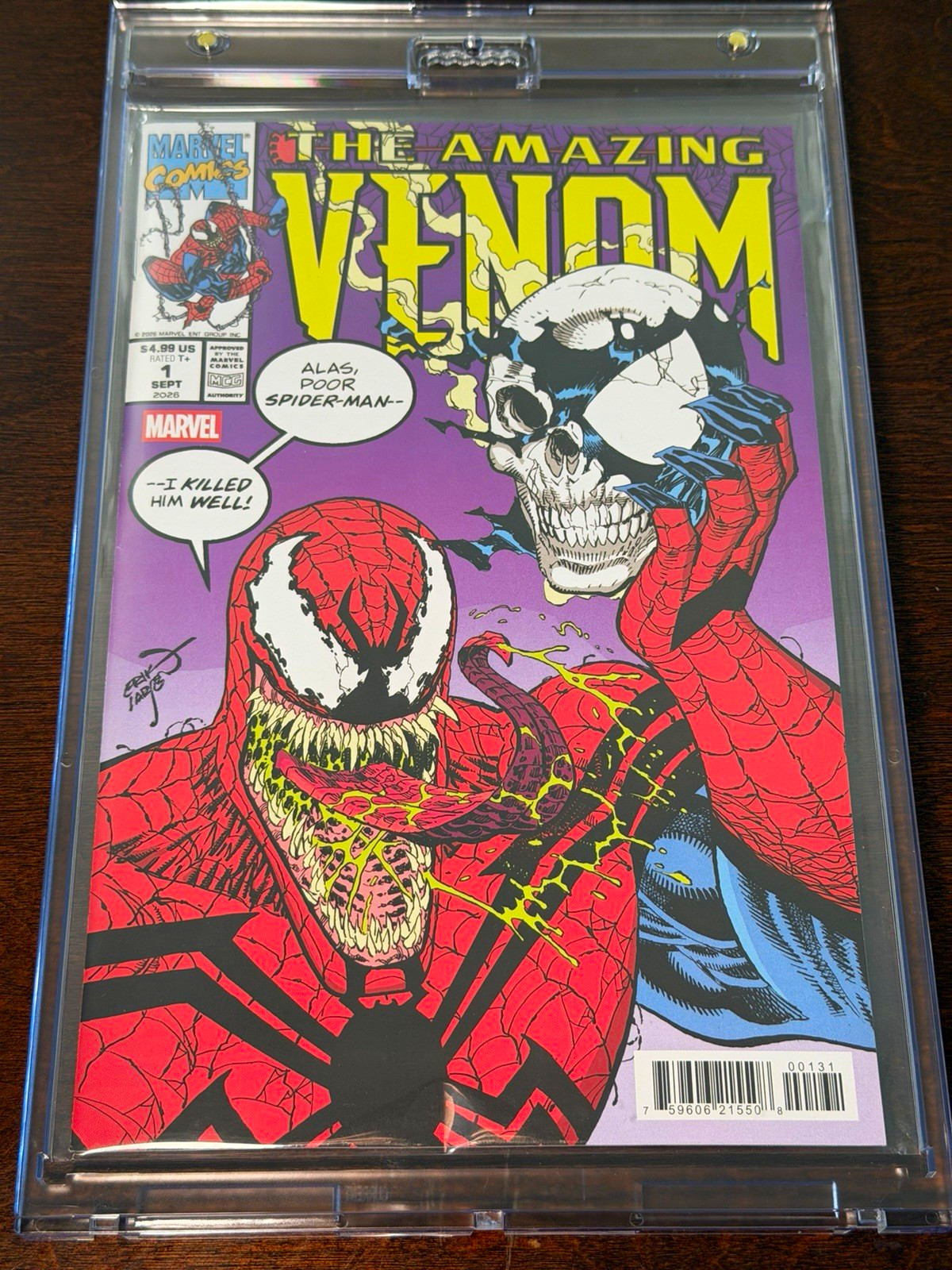 FREE SHIPPING The Amazing Venom 1 2026 First Print Erik Larsen Homage Spider-Man FREE SHIPPING The Amazing Venom 1 2026 First Print Erik Larsen Homage Spider-Man
