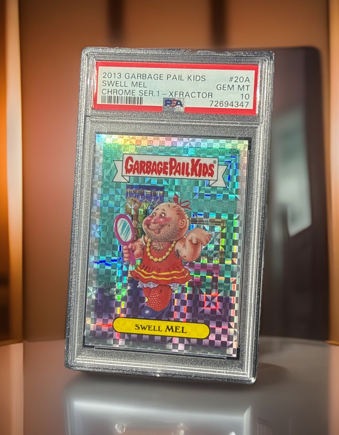 ✨2013 Garbage Pail Kids Chrome Xfractor Swell Mel Psa 10 Series 1 Rare Pop 1 💎 ✨2013 Garbage Pail Kids Chrome Xfractor Swell Mel Psa 10 Series 1 Rare Pop 1 💎