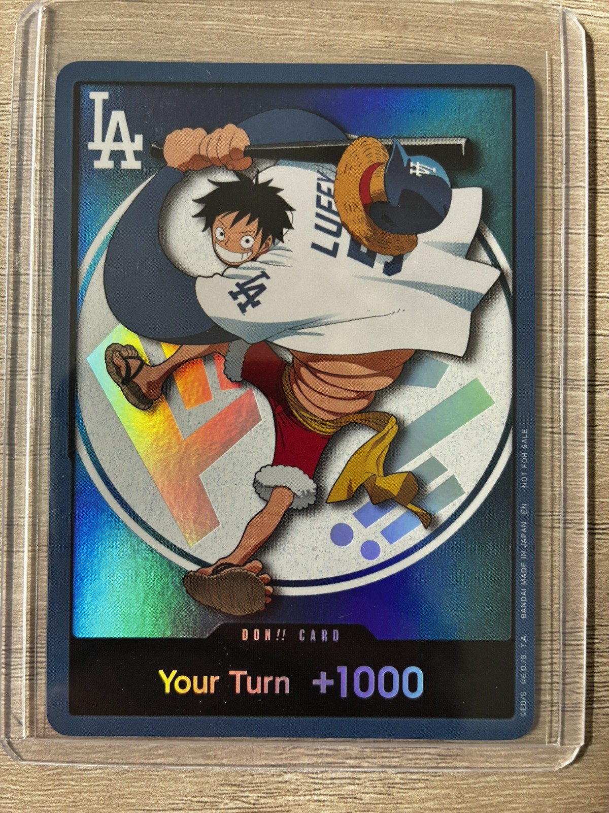 7/2/2026 Los Angeles Dodgers One Piece Night Monkey D Luffy Card 7/2/2026 Los Angeles Dodgers One Piece Night Monkey D Luffy Card