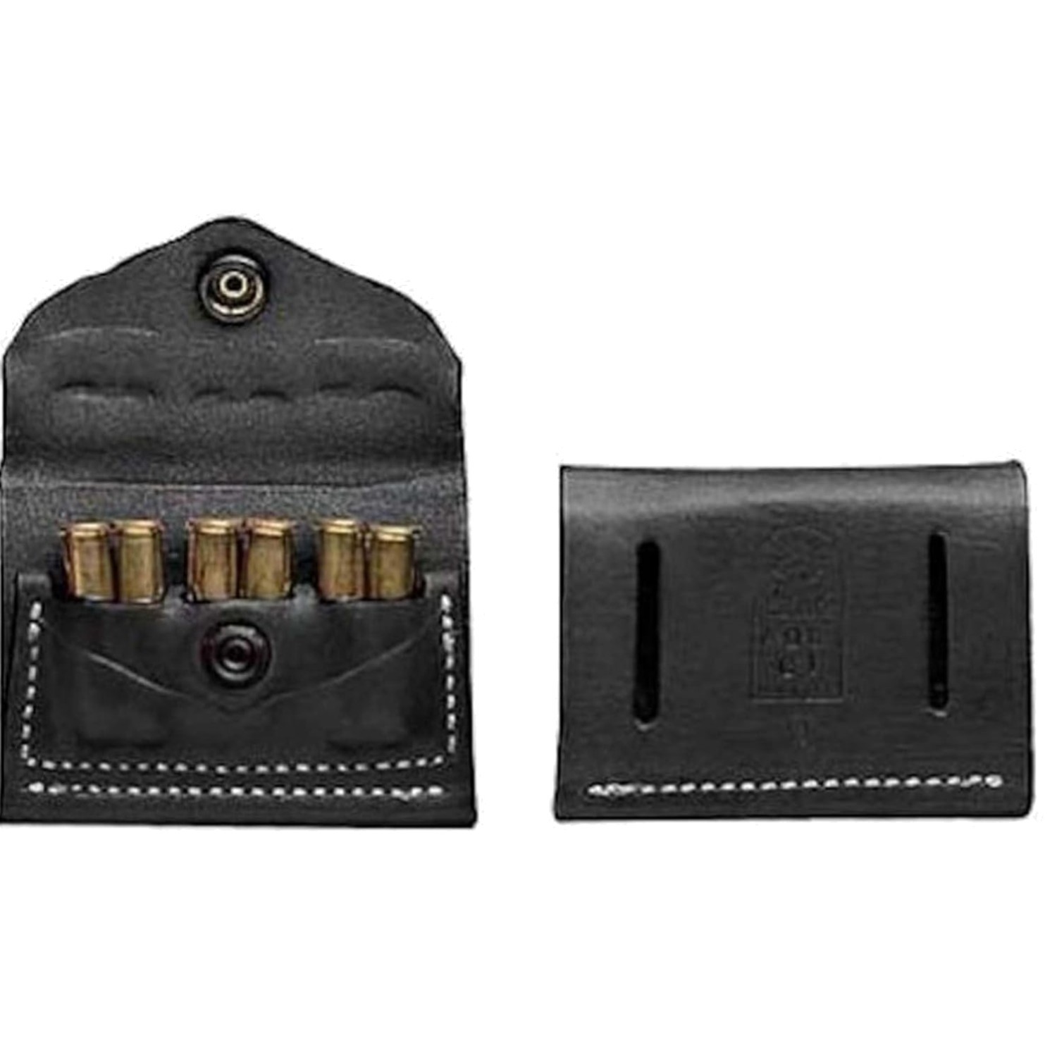 Leather .38/.357 Cal 2X2X2 Cartridge Pouch Leather .38/.357 Cal 2X2X2 Cartridge Pouch