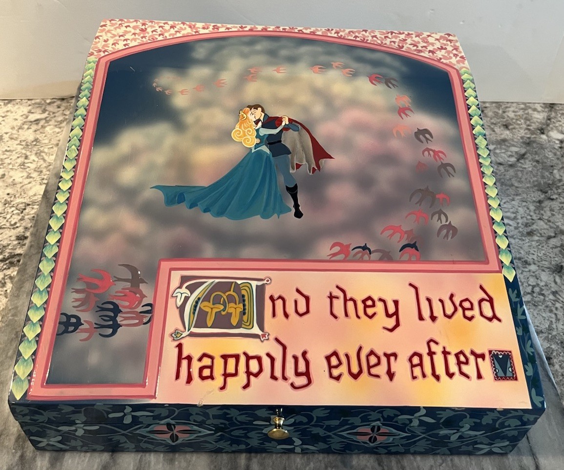 Vintage Disney Sleeping Beauty Lap Desk Box Rare Dan Alexander Art 1/250 New Vintage Disney Sleeping Beauty Lap Desk Box Rare Dan Alexander Art 1/250 New