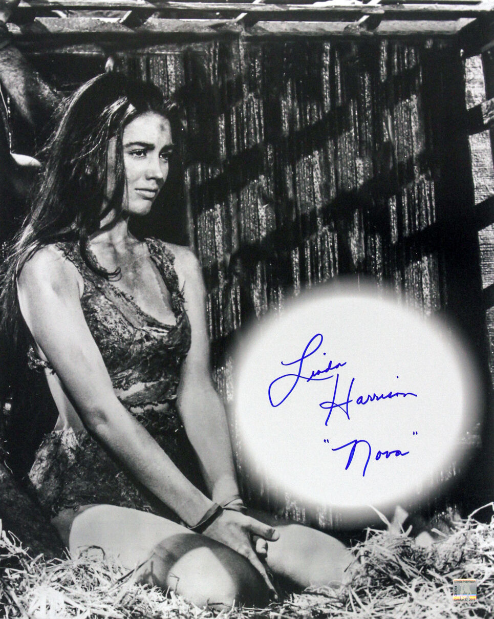 1968 Linda Harrison Planet of the Apes Signed LE 16x20 B&W Photo (JSA) (3)