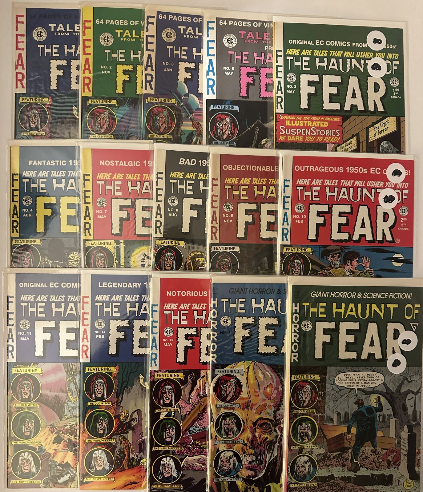Haunt of Fear HUGE BUNDLE - 15 issues all NM Haunt of Fear HUGE BUNDLE - 15 issues all NM