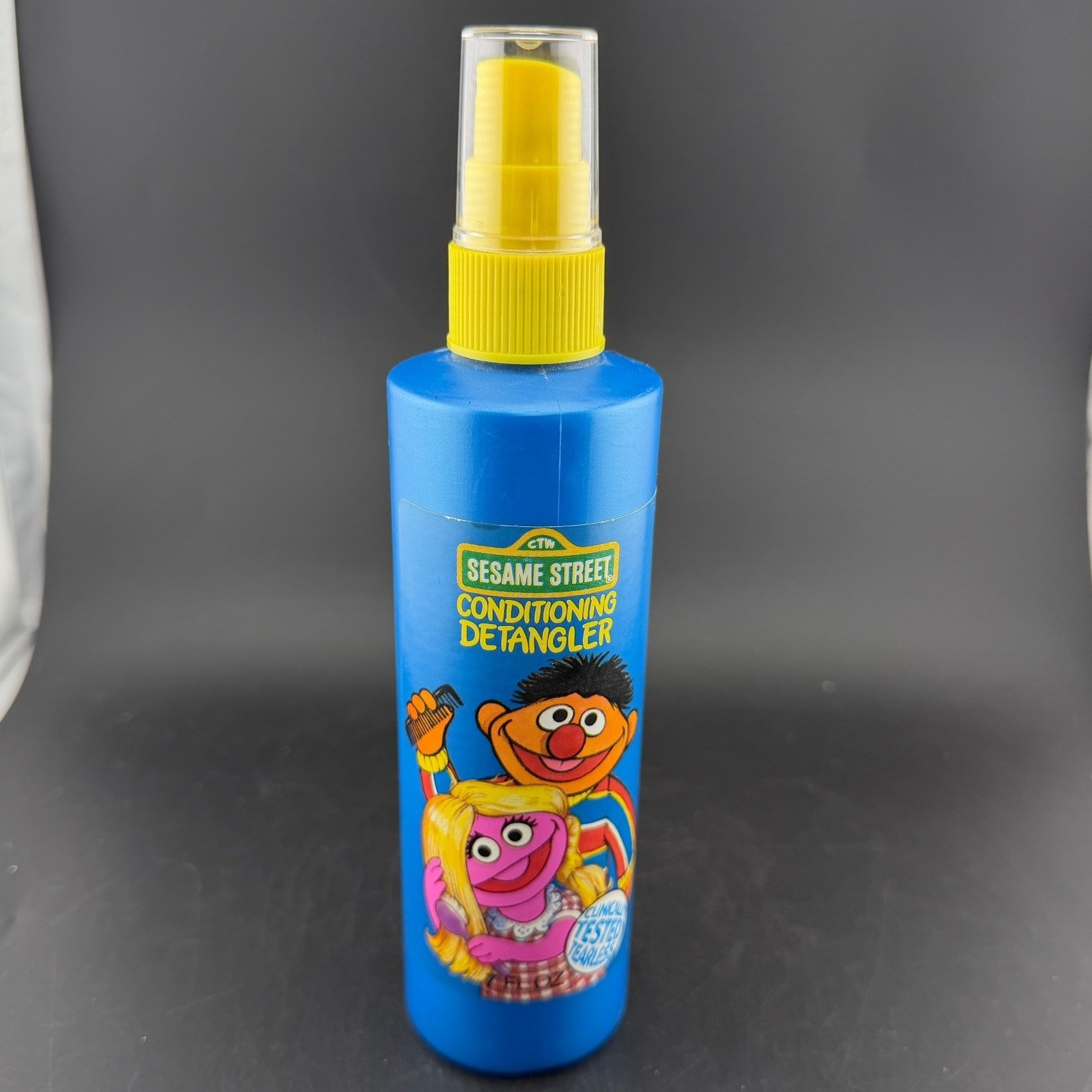 Vintage 1991 Sesame Street Conditioning Detangler-7oz, Ernie Prairie Softsoap Vintage 1991 Sesame Street Conditioning Detangler-7oz, Ernie Prairie Softsoap