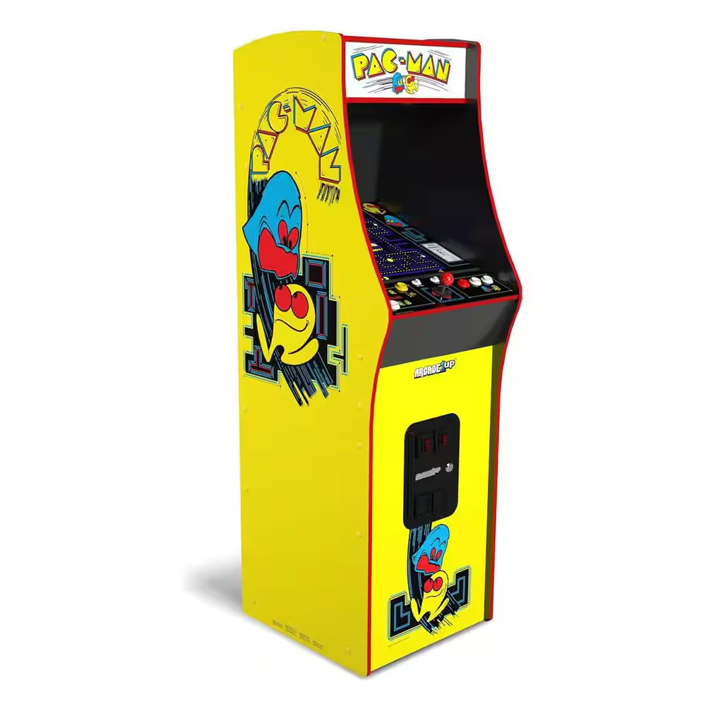 Pac-Man Deluxe Arcade Machine Gaming Cabinet with 14 Classic Games Pac-Man Deluxe Arcade Machine Gaming Cabinet with 14 Classic Games