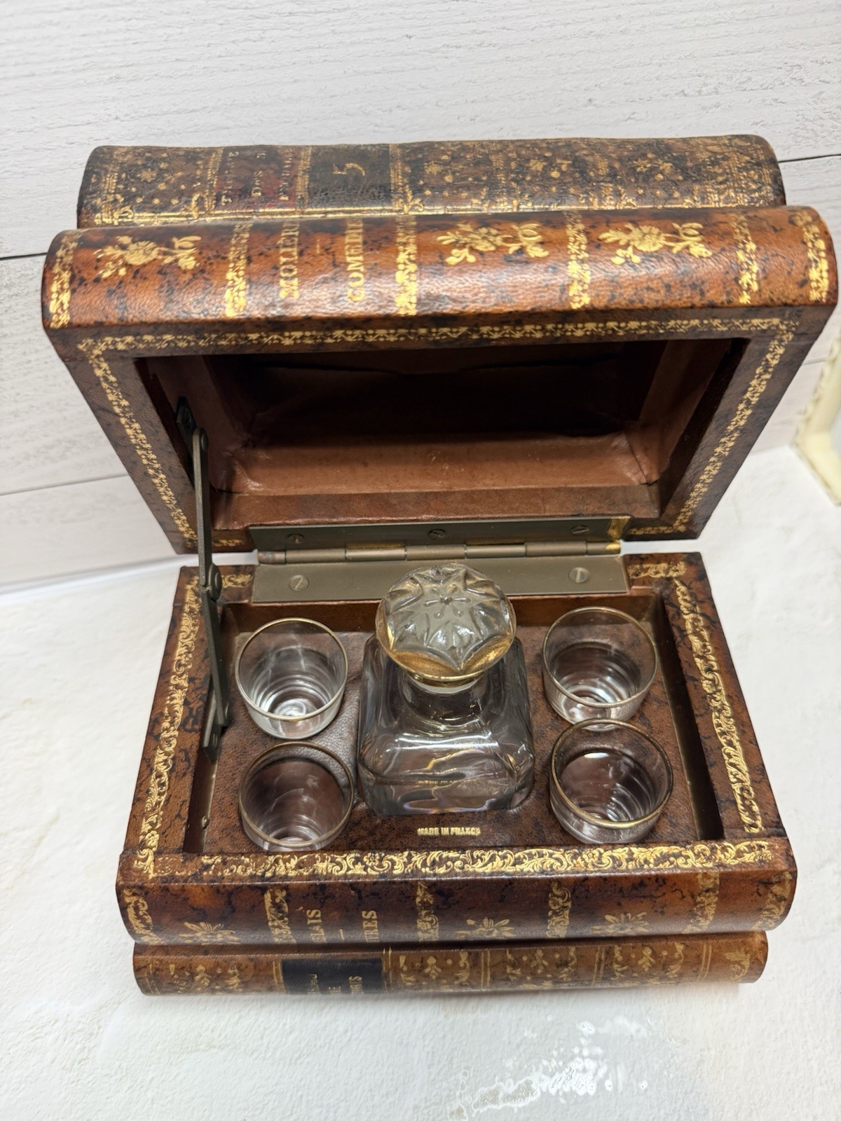Rare vintage liquor Decanter Set From Late 1800’ - 1920’s Rare vintage liquor Decanter Set From Late 1800’ - 1920’s