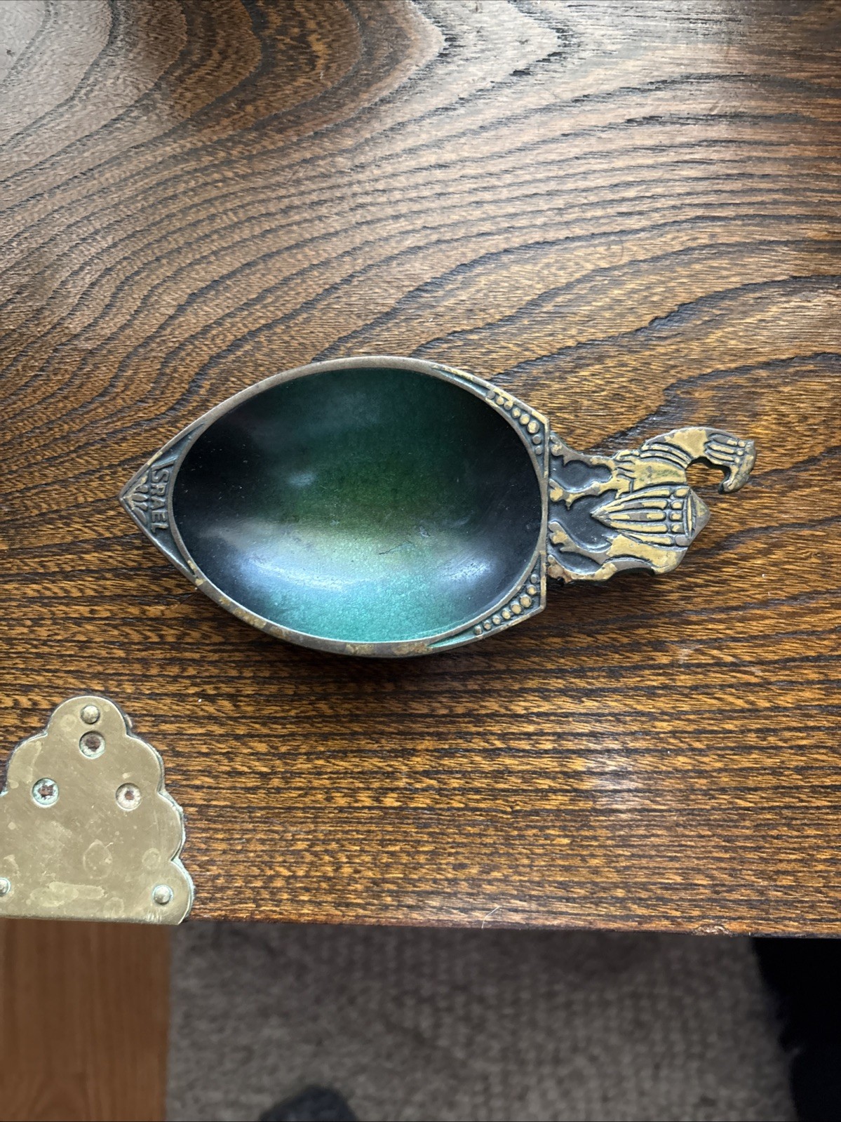 VTG R.D.M. Israel Art Brass Collectible Ashtray Trinket Box Jewelry Box w/Camel VTG R.D.M. Israel Art Brass Collectible Ashtray Trinket Box Jewelry Box w/Camel