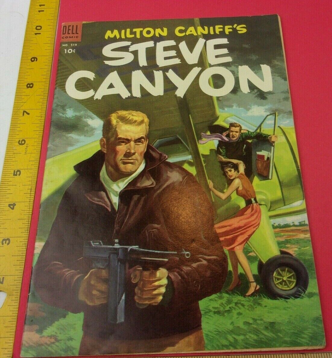 Steve Canyon Dell Four Color 519 VF comic book 1950s Milton Caniff's