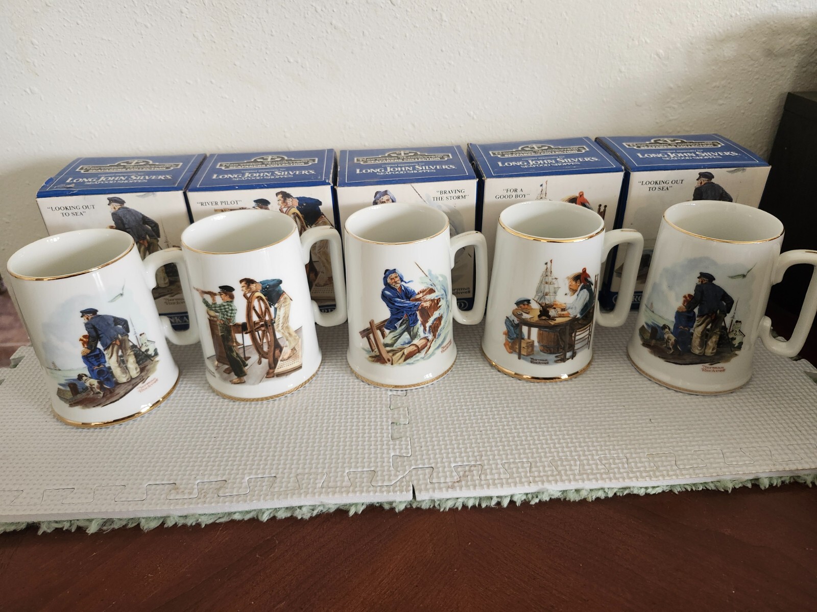 Norman Rockwell's Seafarers Collection Vintage 1985