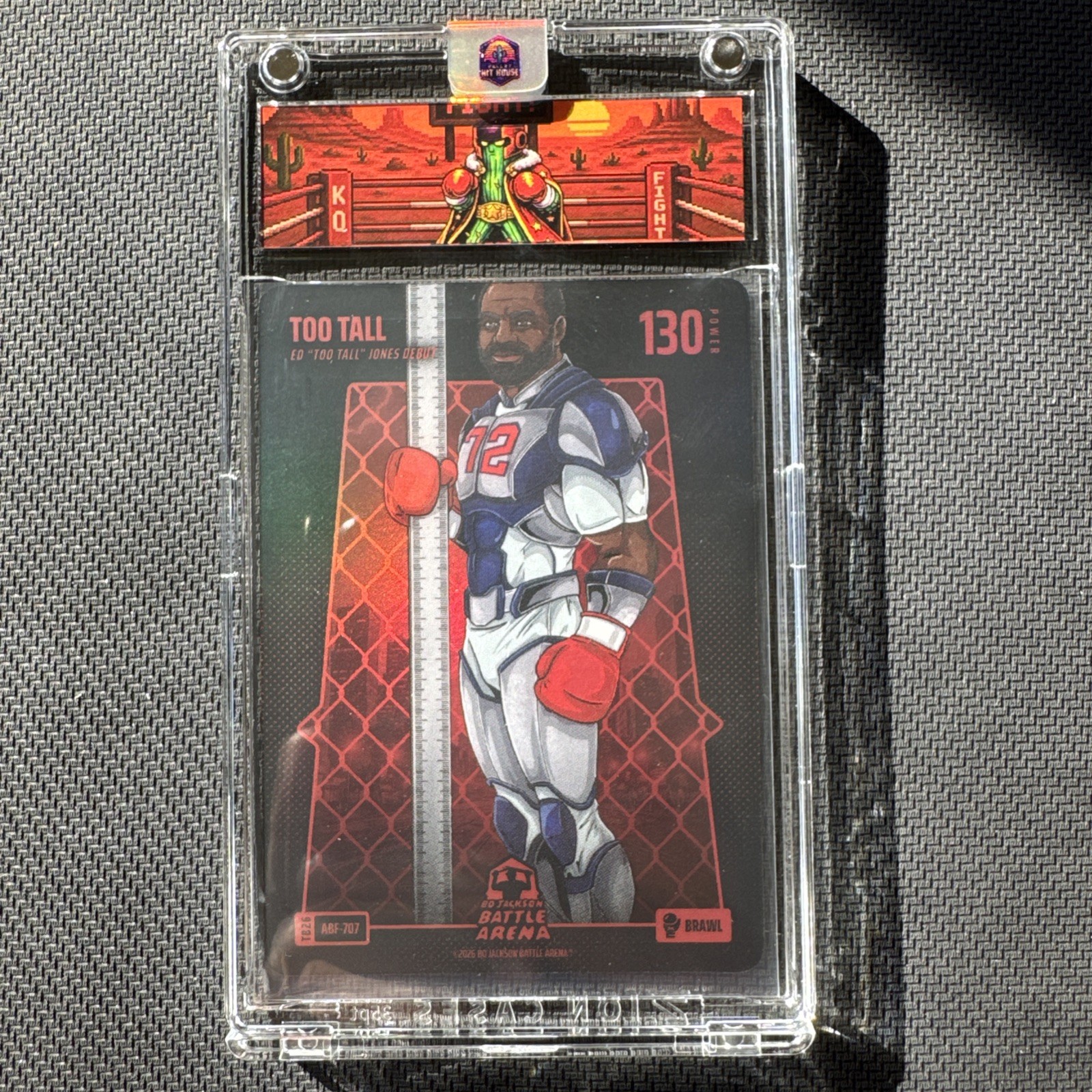 Tecmo Bowl Bo Battle Arena TOO TALL Ed Too Tall Jones Brawl ABF Alpha Battlefoil Tecmo Bowl Bo Battle Arena TOO TALL Ed Too Tall Jones Brawl ABF Alpha Battlefoil