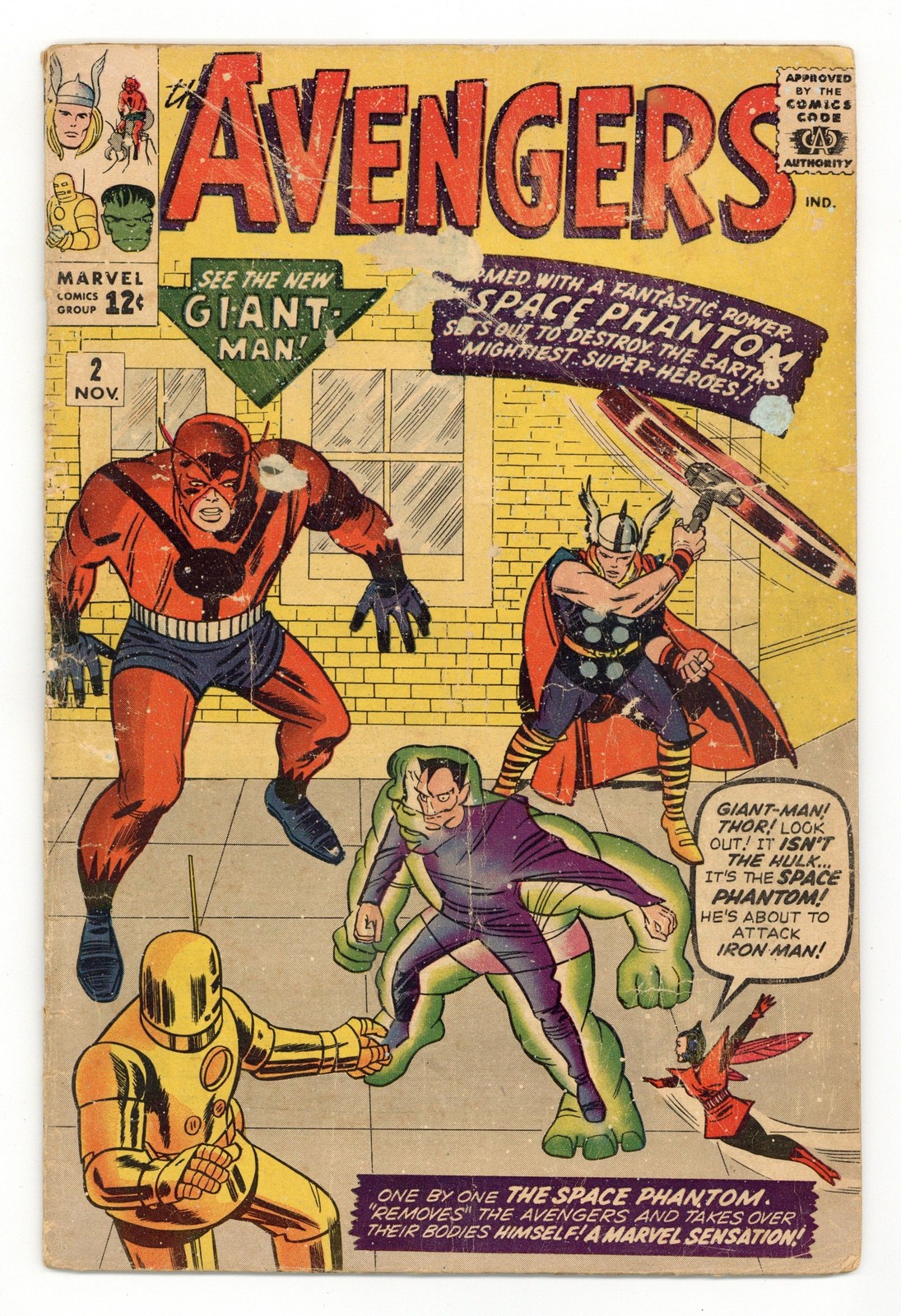 Avengers #2 FR/GD 1.5 1963 Avengers #2 FR/GD 1.5 1963