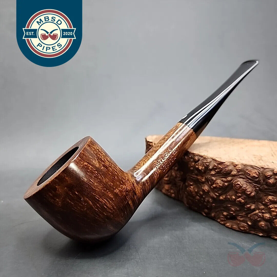 Astleys of London Smooth Straight Pot Estate Briar Pipe