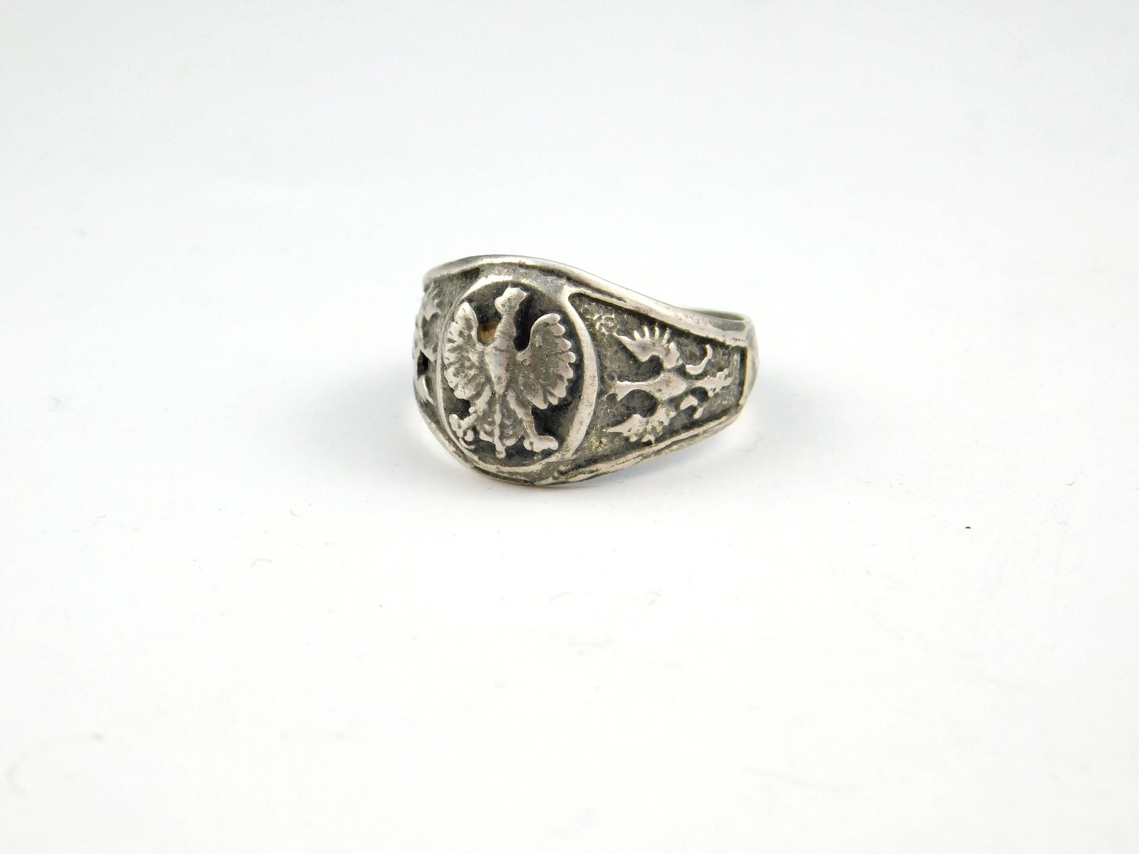 4985 WW2 WW1 POLISH RING SIGNET POLAND 4985 WW2 WW1 POLISH RING SIGNET POLAND