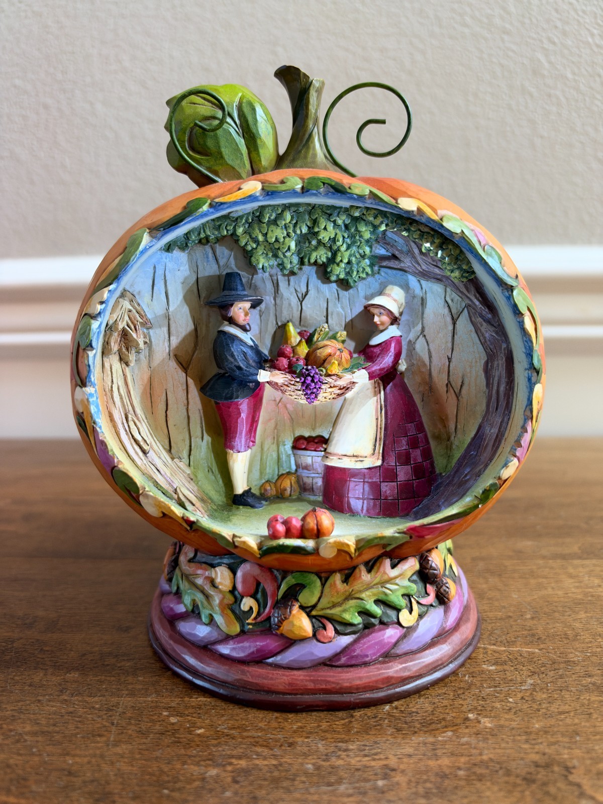 VINTAGE 2009 JIM SHORE ENESCO BLESSING OF THE HARVEST BATTERY LIGHTED #4015887