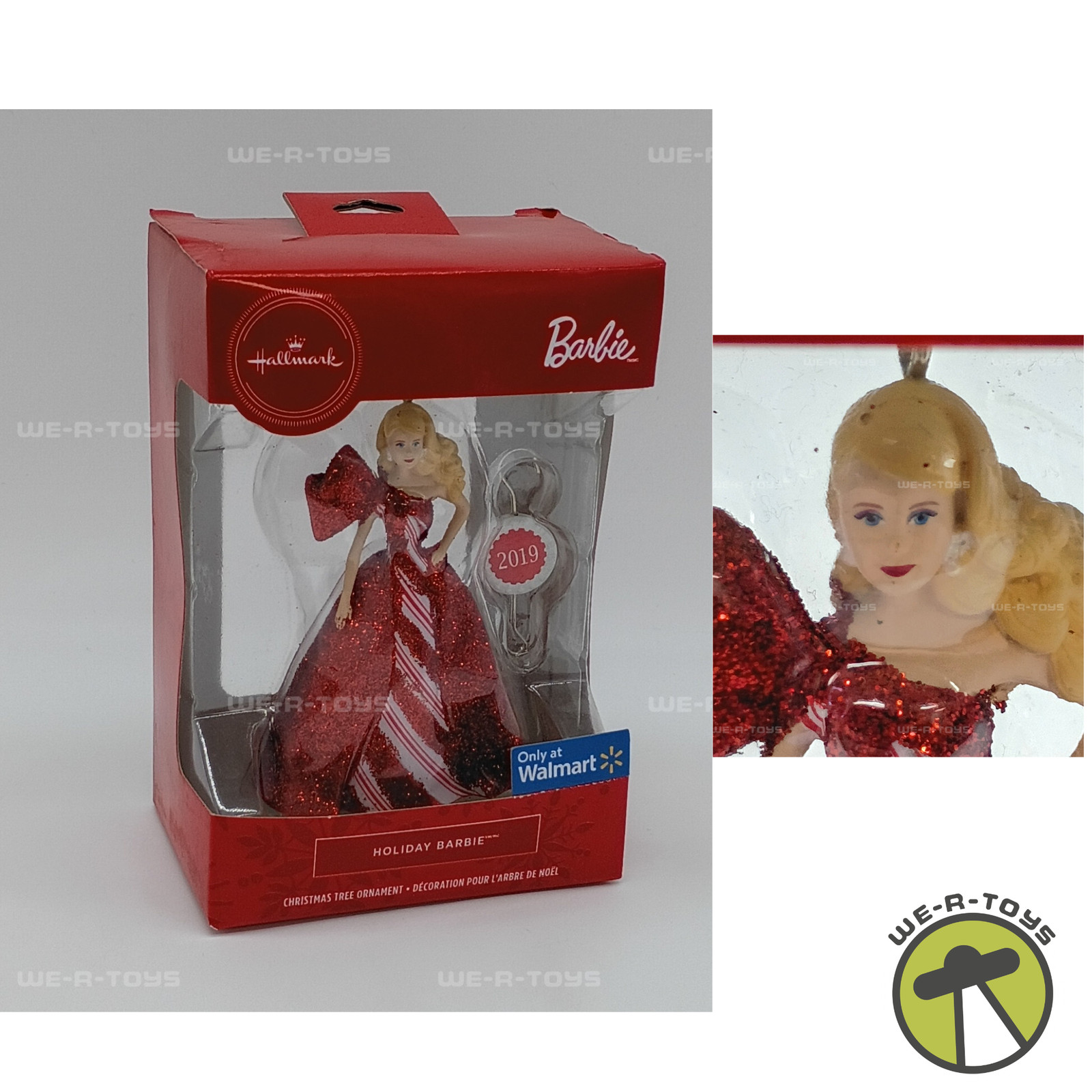Holiday Barbie Christmas Ornament 2019 Mattel 2HCM5691 Holiday Barbie Christmas Ornament 2019 Mattel 2HCM5691