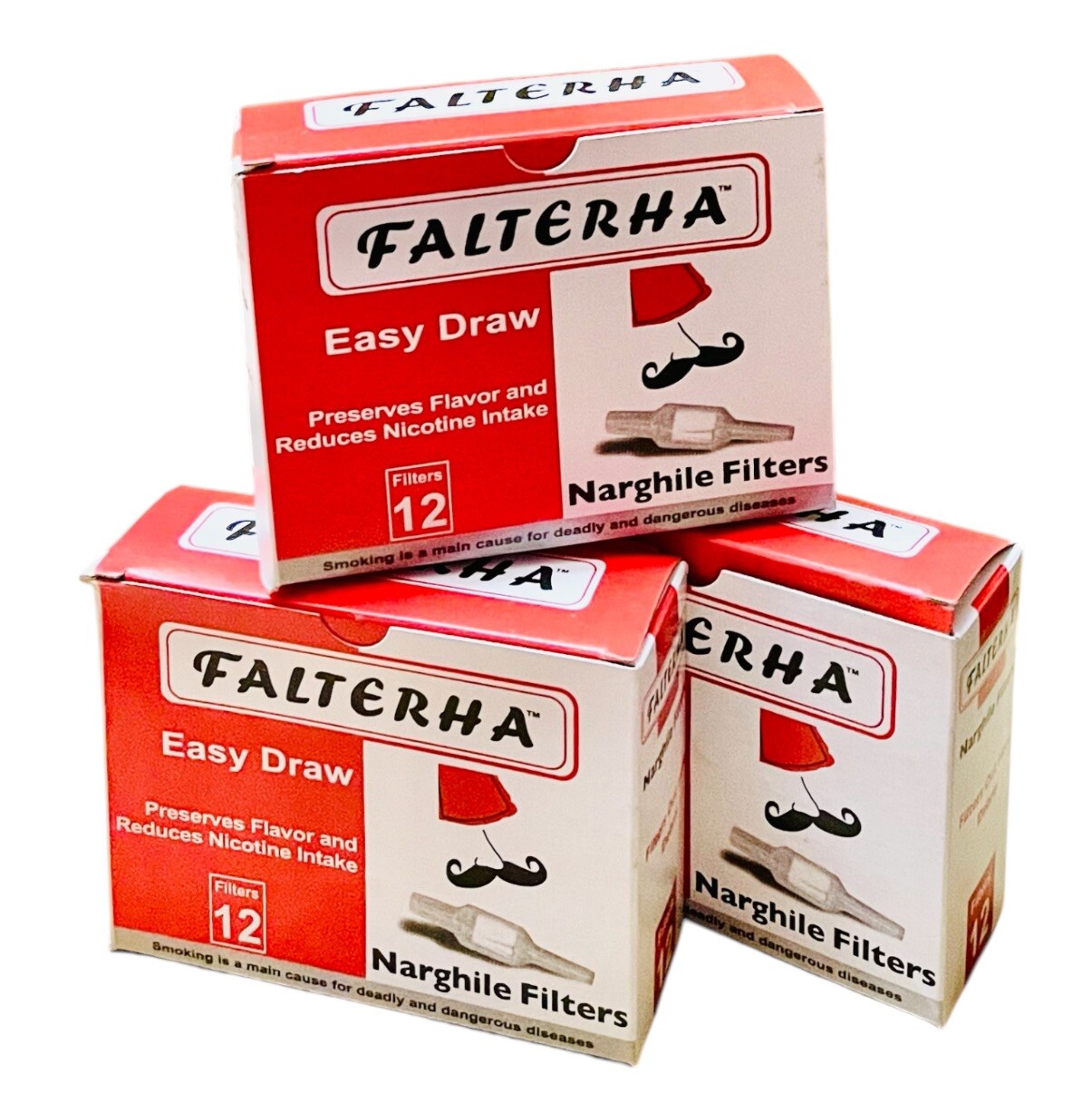 3 boxes 36 Filters Hookah, Shisha, Hose Filter, hose tip. Falterha Brand 3 boxes 36 Filters Hookah, Shisha, Hose Filter, hose tip. Falterha Brand