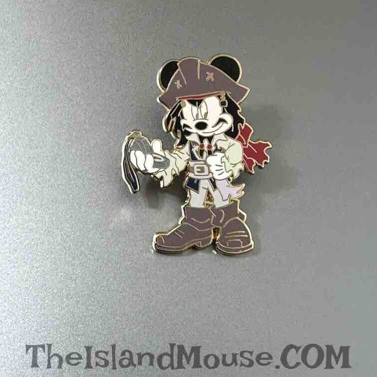 Disney Pirates of the Caribbean Mickey as Jack Sparrow Pin (U2:67651)