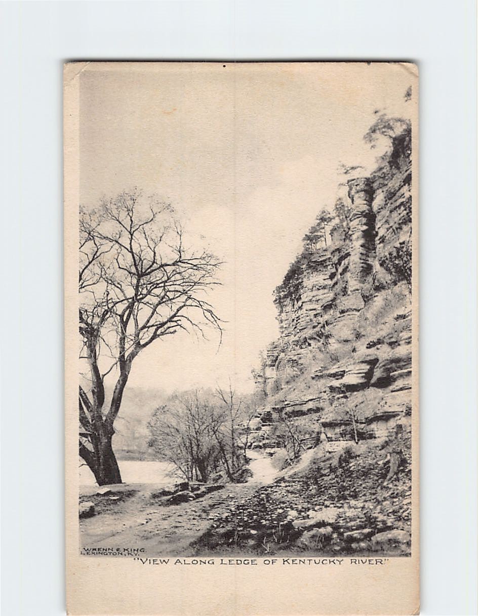 Postcard View Along Ledge Of Kentucky River Kentucky USA Postcard View Along Ledge Of Kentucky River Kentucky USA